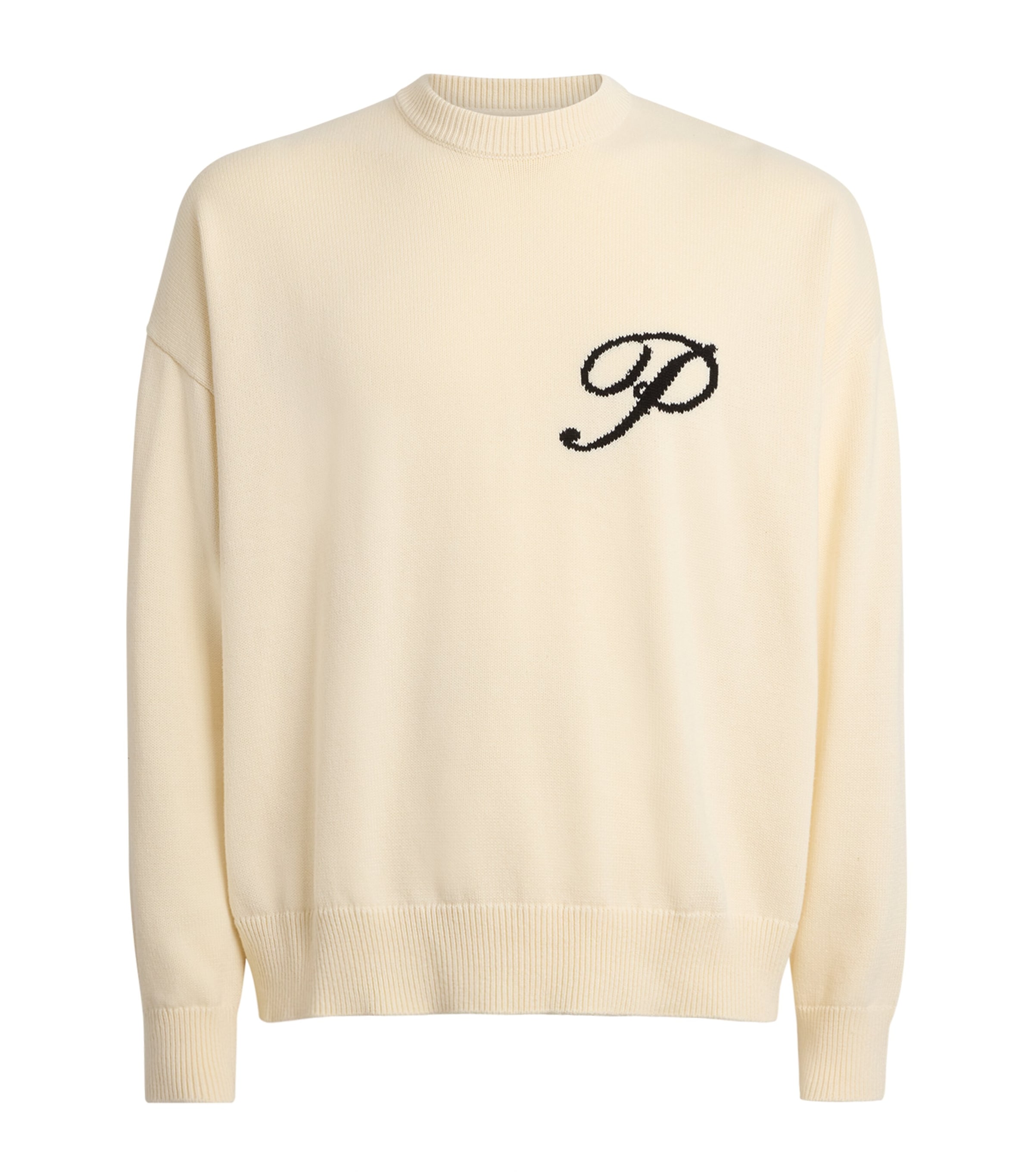 PICANTE Mens Cotton Gallery Sweater Ivory