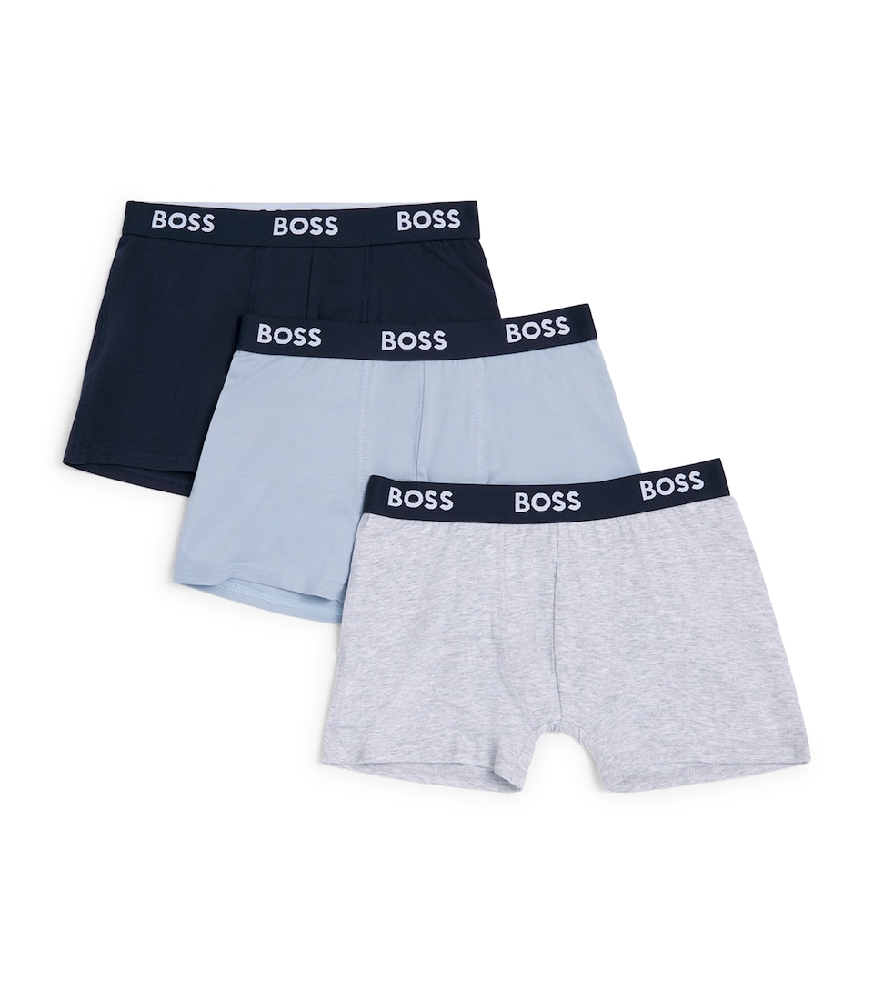 BOSS Kidswear Pack of 3 Boxer Briefs (4-16 Years) Navy