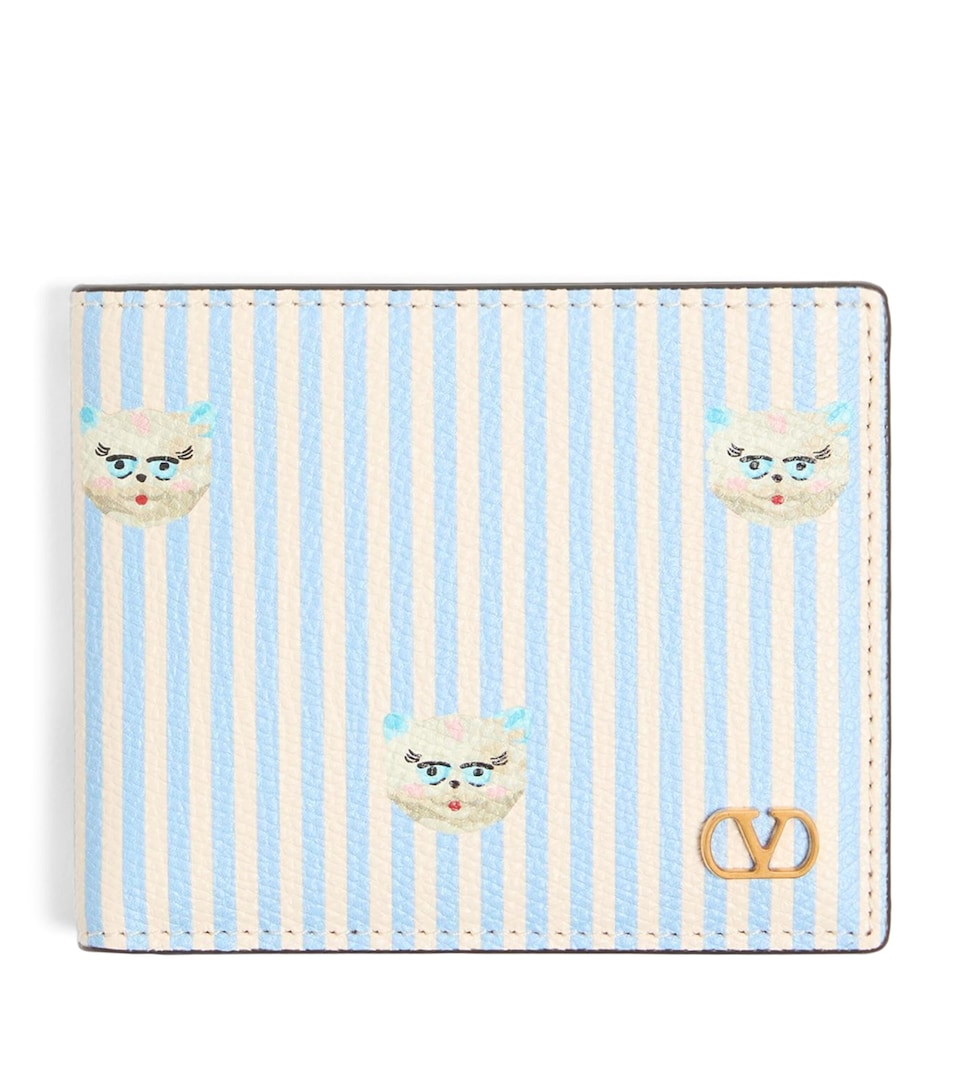 Calfskin Le Chat de la Maison Bifold Wallet