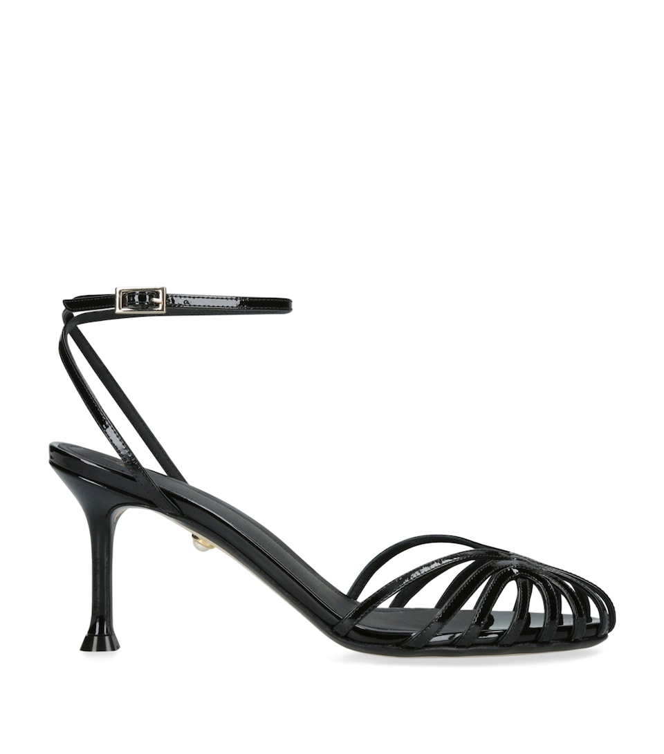 Patent Leather Ally Heeled Sandals 75