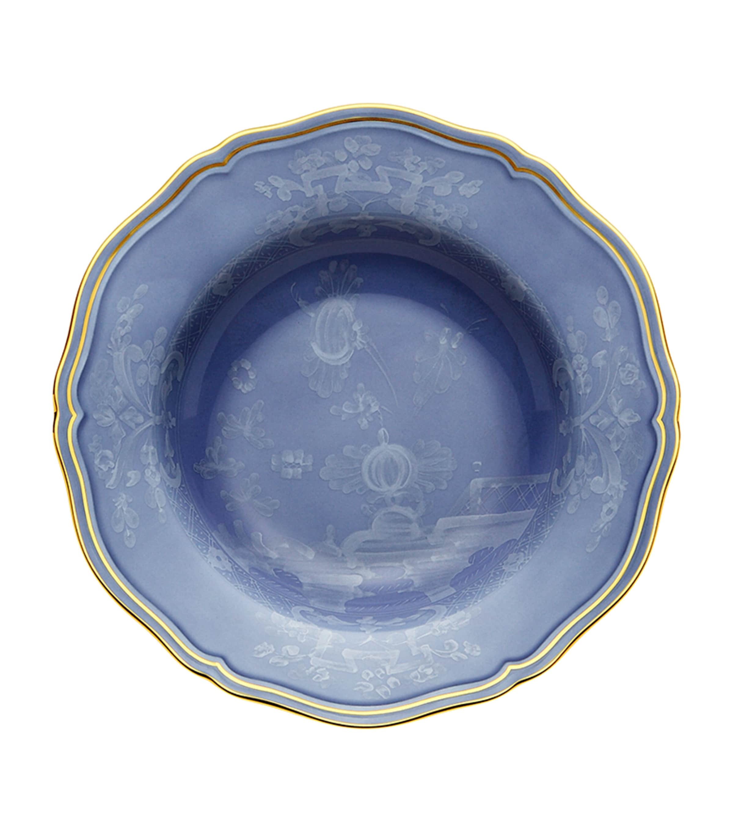 GINORI 1735 Oriente Italiano Pervinca Soup Plate (24cm)