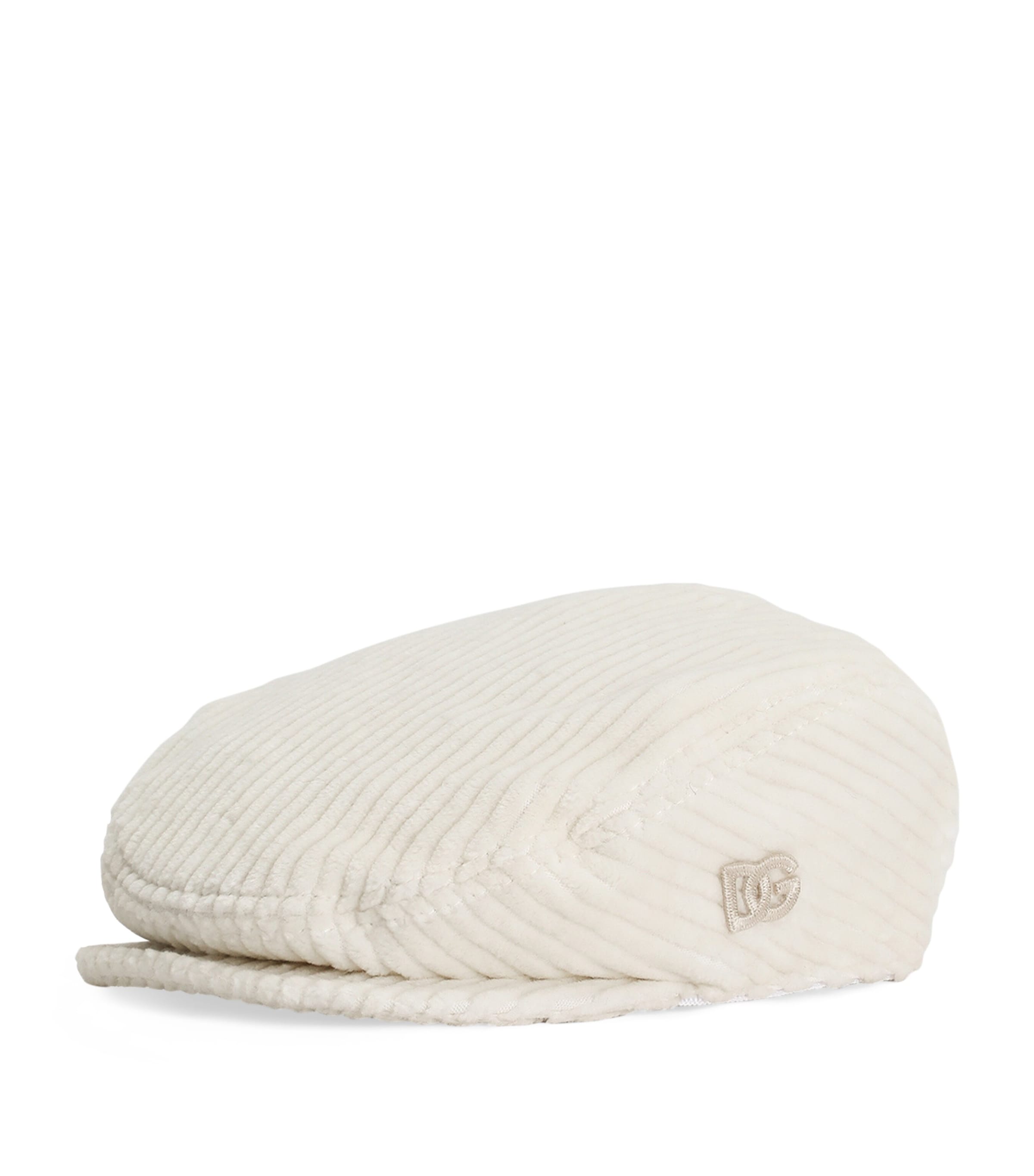 Stretch-Cotton Corduroy Flat Cap