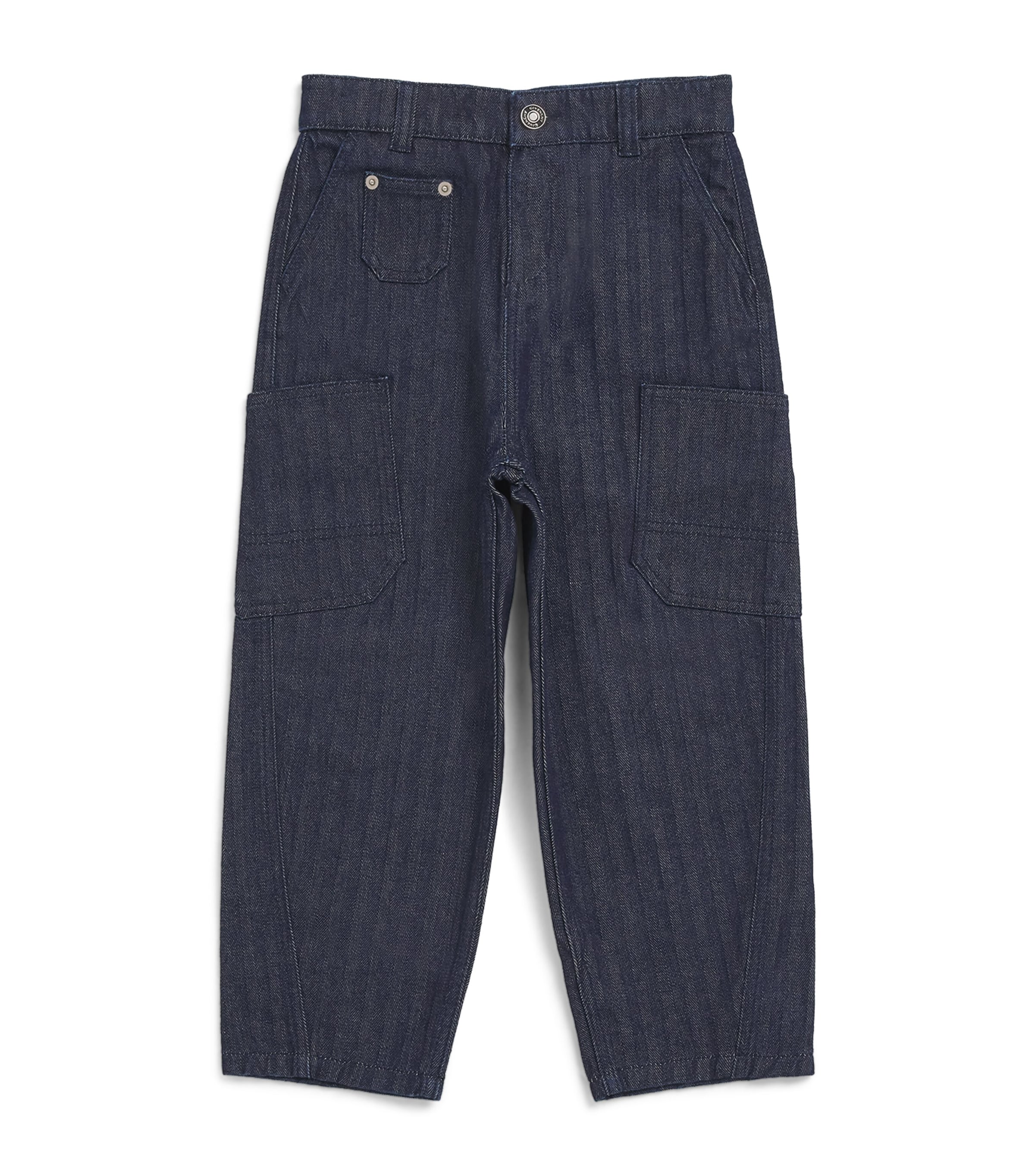 Givenchy Kids Stripe Cargo Jeans (4-12+ Years) Denim