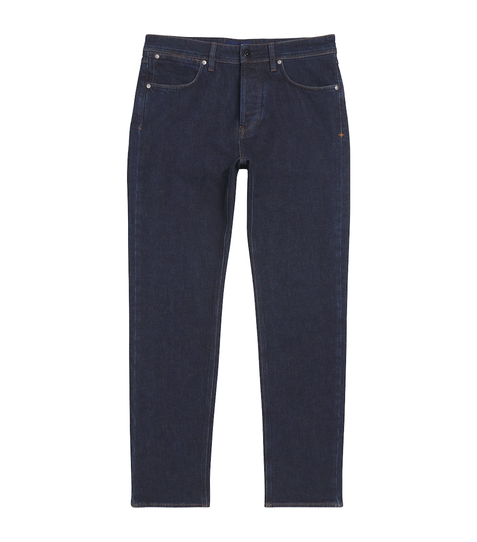 Stone Island Mens Denim-Rinsed Straight Jeans