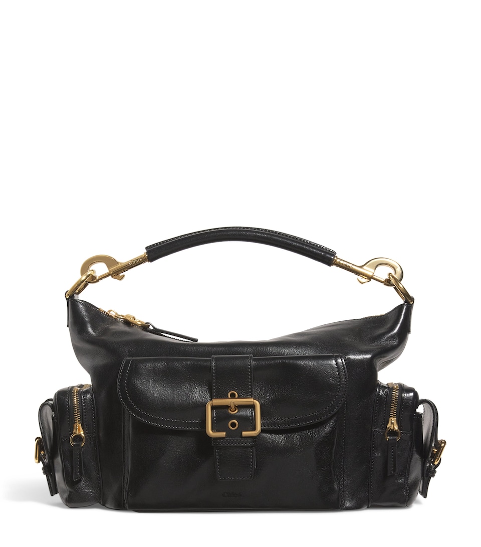 Medium Leather Camera Shoulder Bag