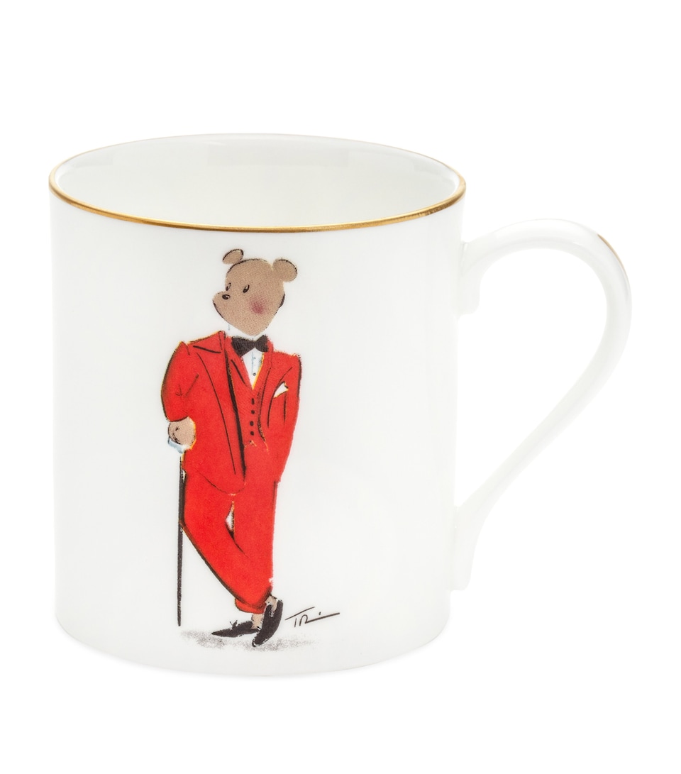 Halcyon Days Bear Mug White