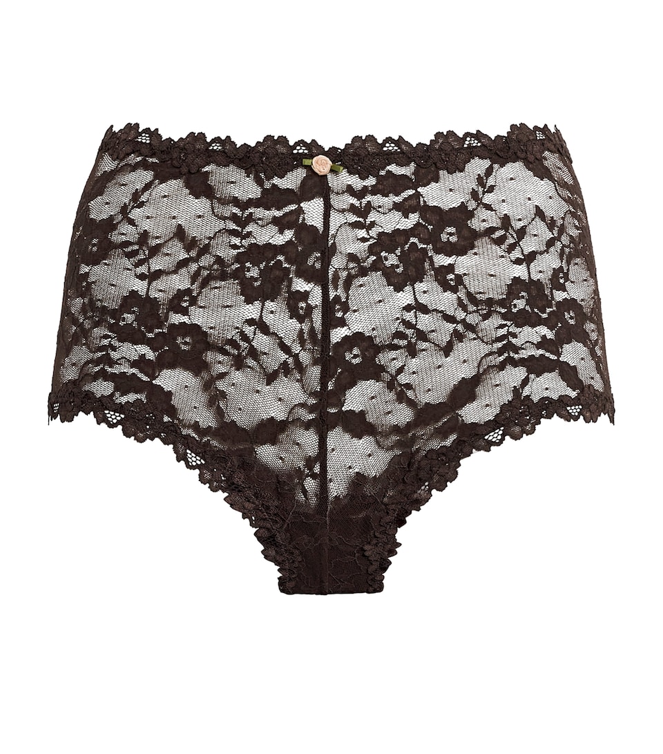 Stretch Lace Boy Short Briefs