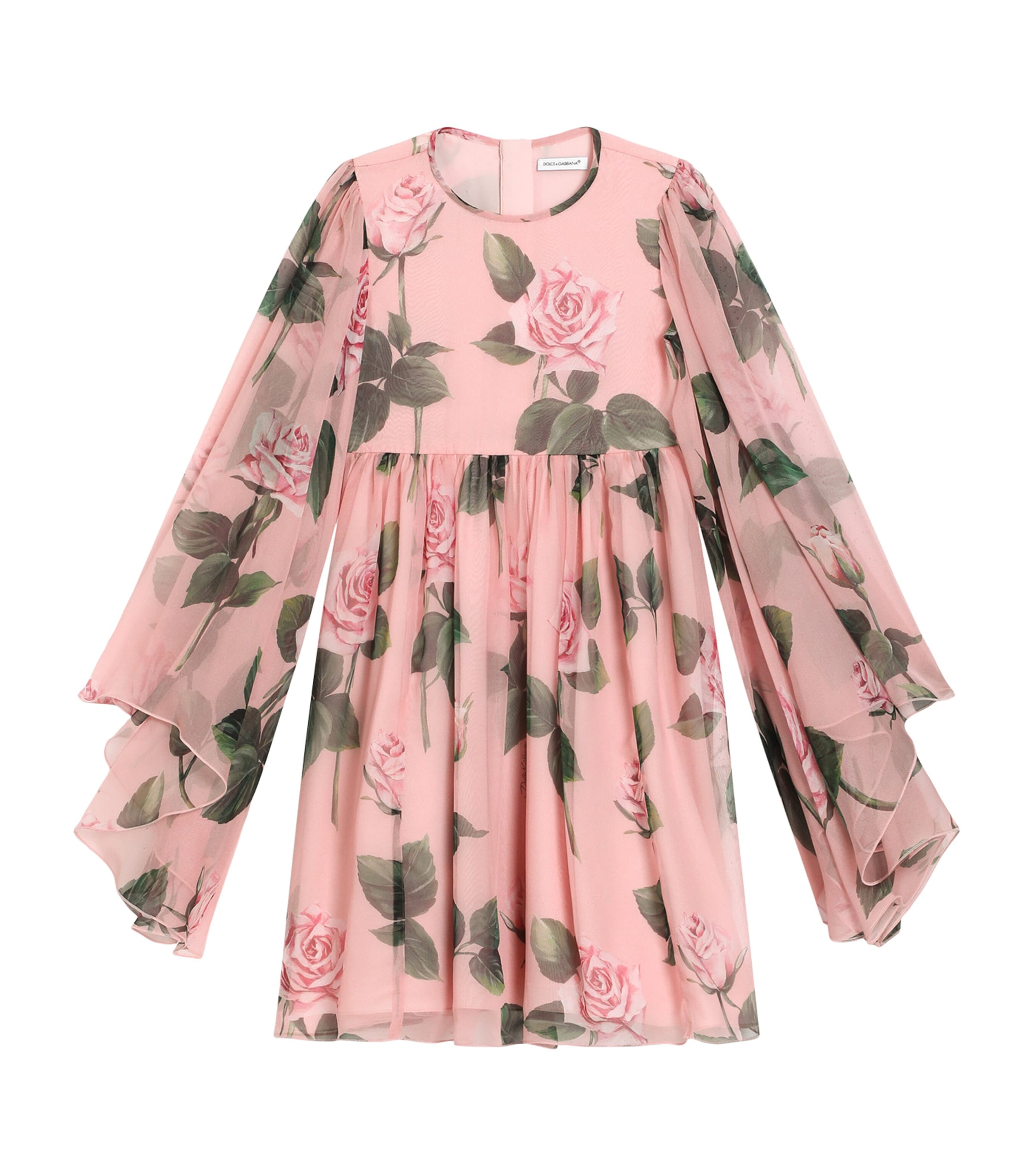 Silk Chiffon Floral Dress (8-12+ Years)