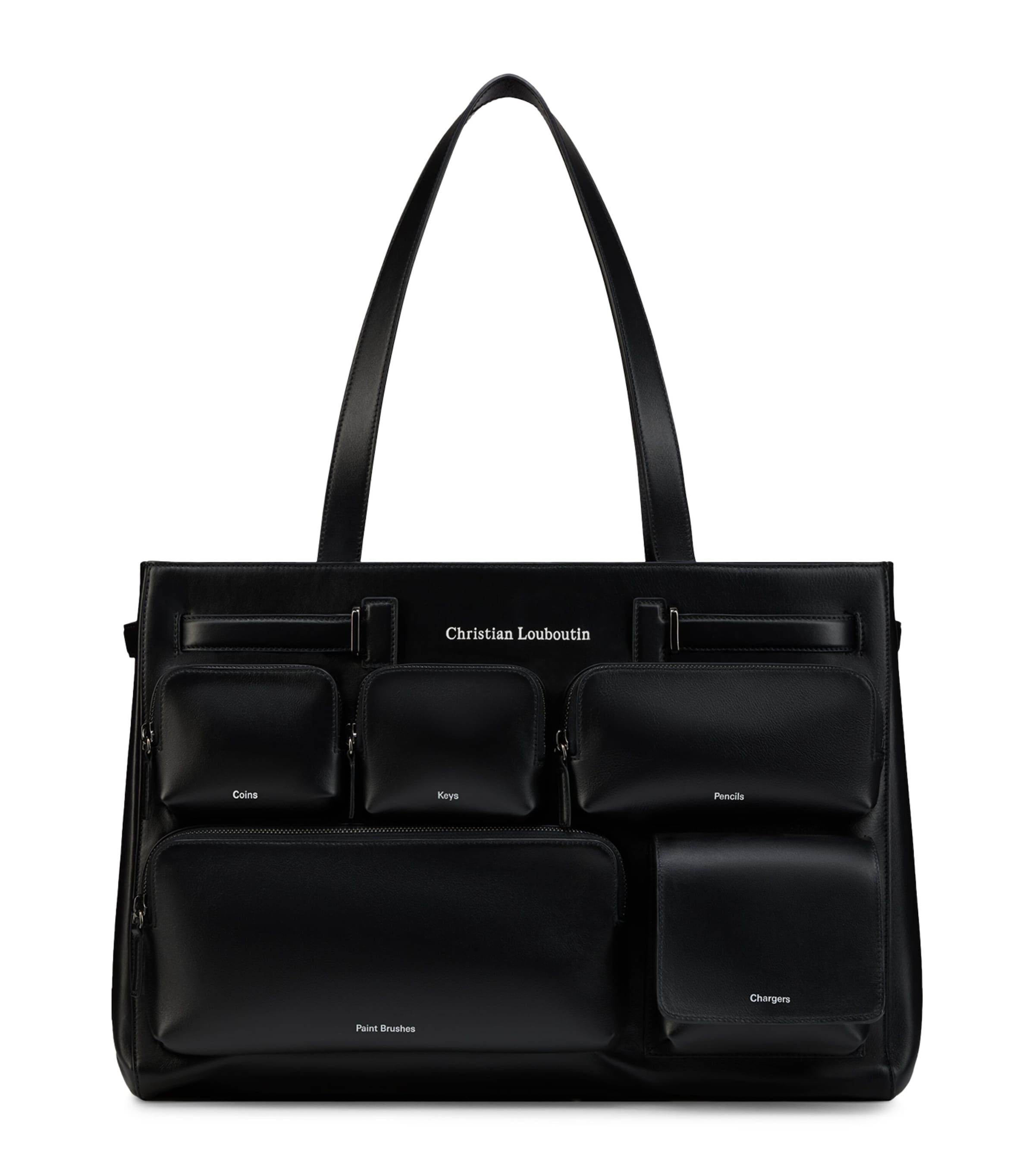 Christian Louboutin Tactical Leather Tote Bag