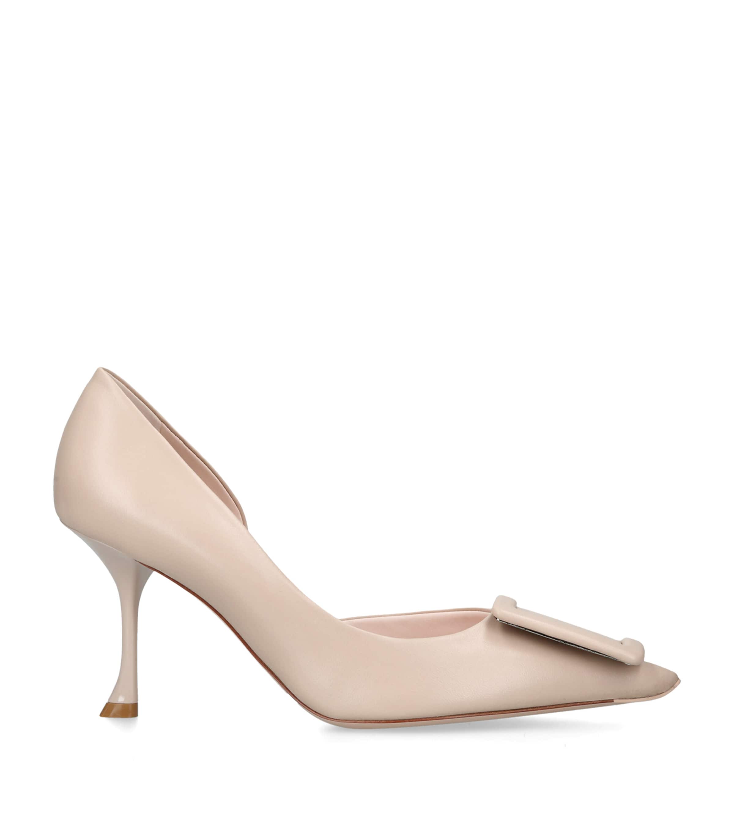 Roger Vivier Viv In The City Pumps 85 Pale Pink
