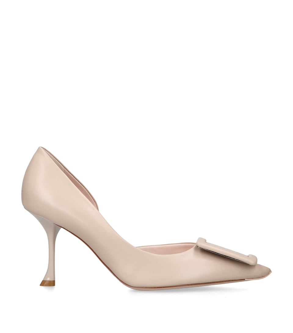 Roger Vivier Viv In The City Pumps 85 Pale Pink