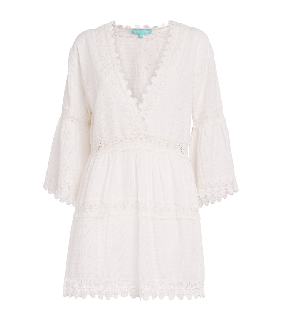 Cotton Victoria Mini Kaftan Dress