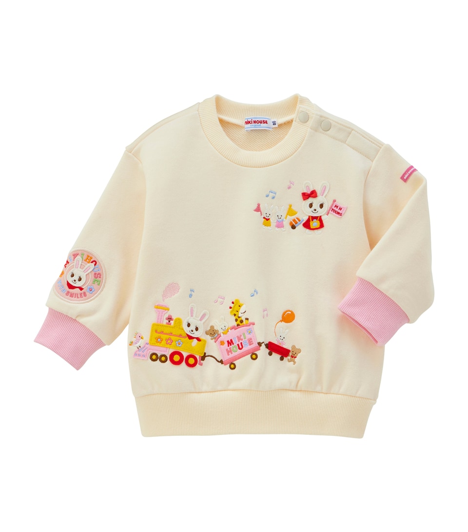 Usako Bunny Train Sweatshirt (2-7 Years)