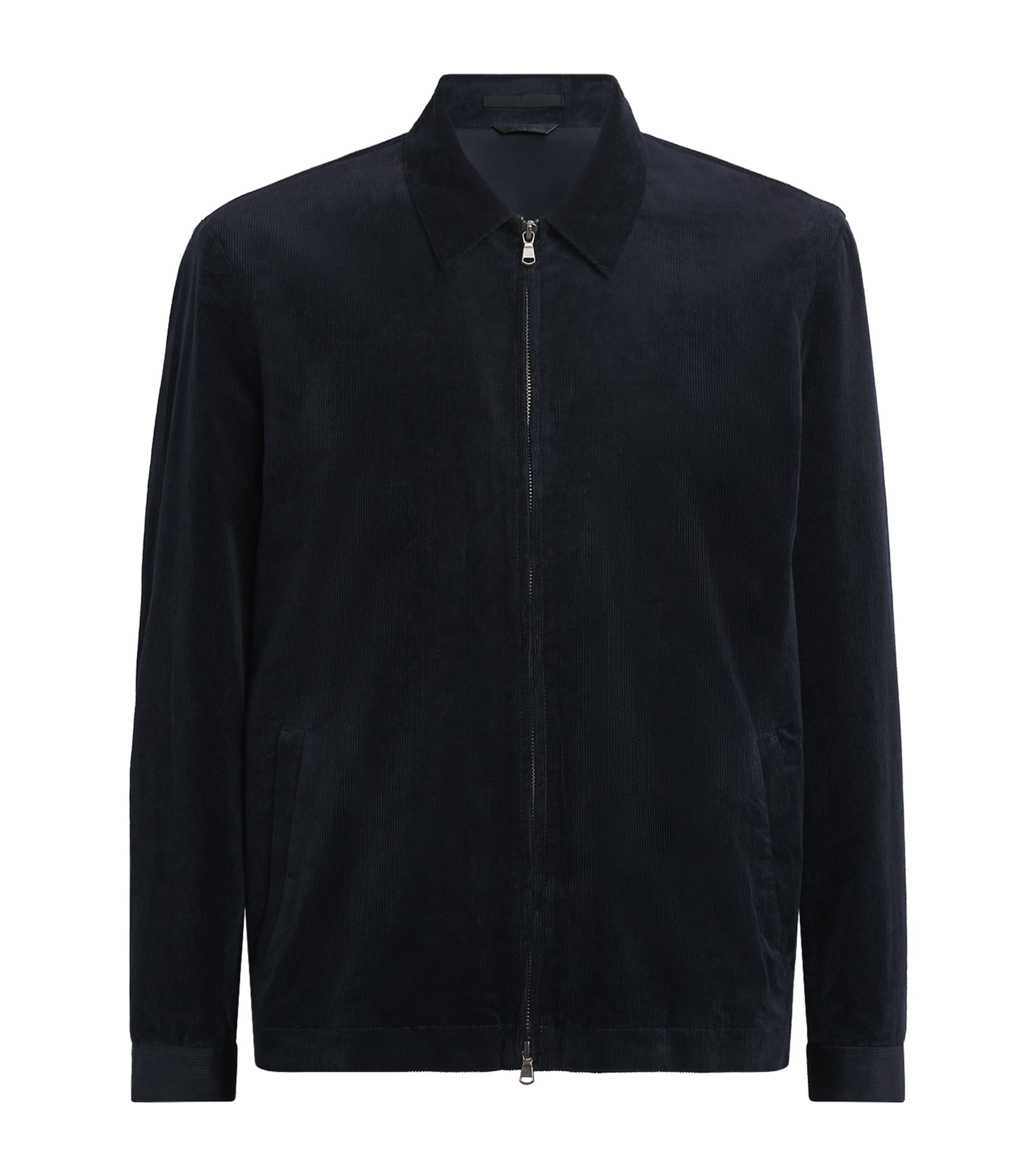 Sunspel Mens Corduroy Harrington Jacket Navy