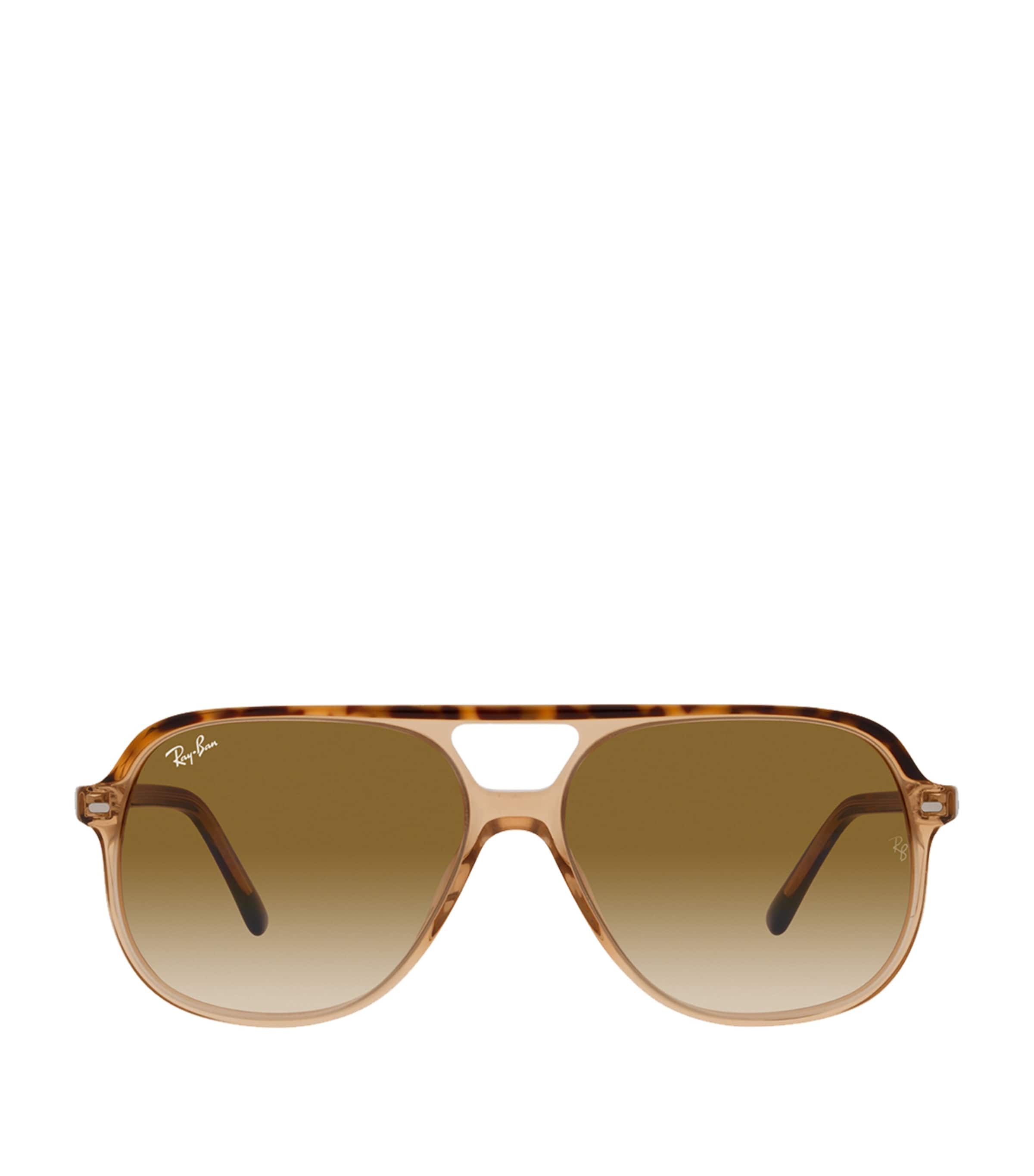 Tortoiseshell Square Bill Sunglasses