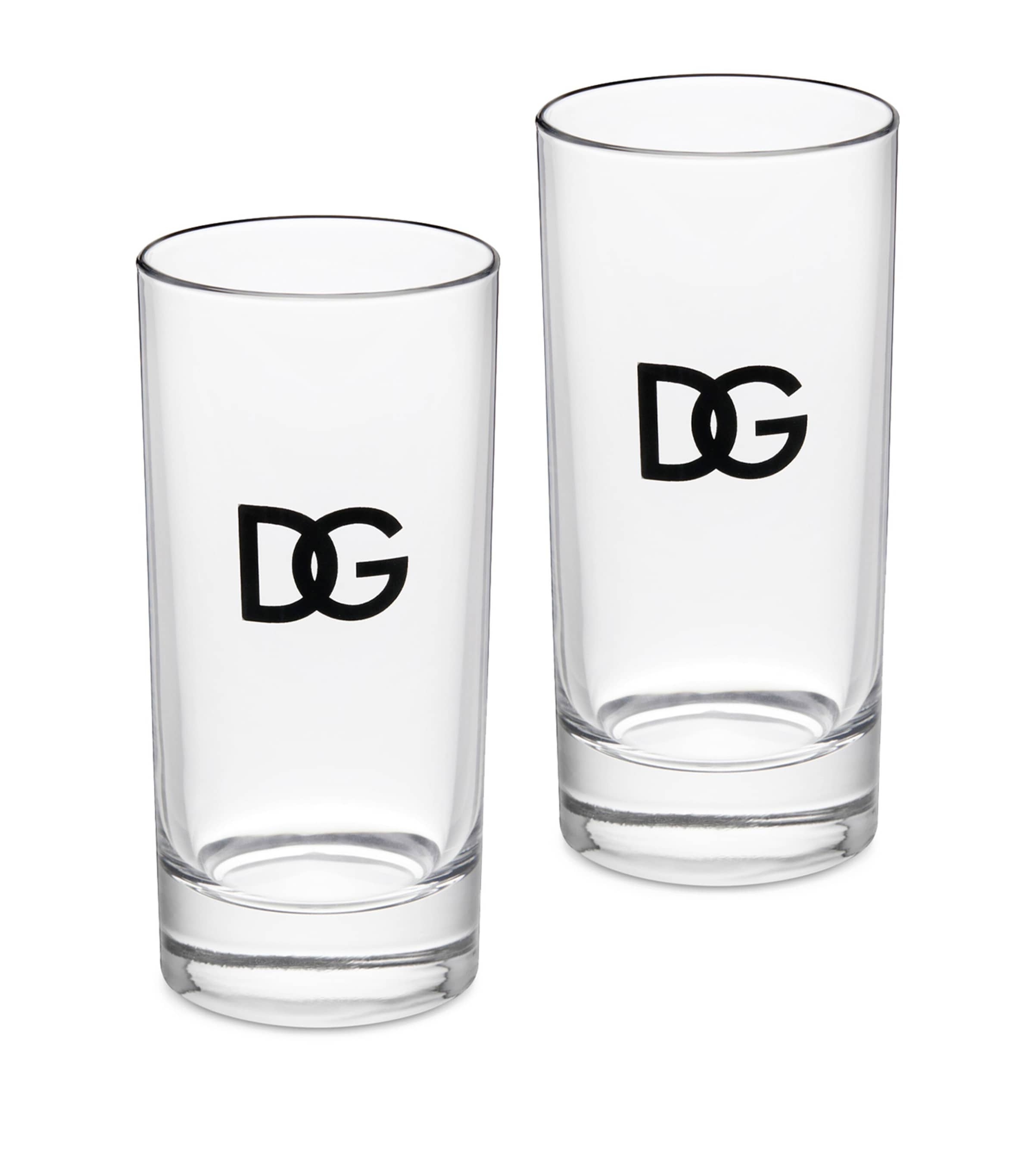 Set of 2 DG Millennials Logo Glasses