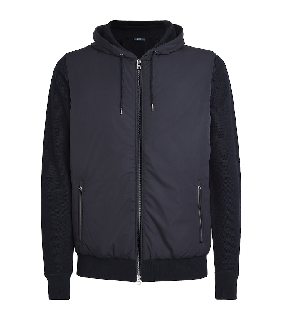 Cotton Hooded Hybrid Jacket