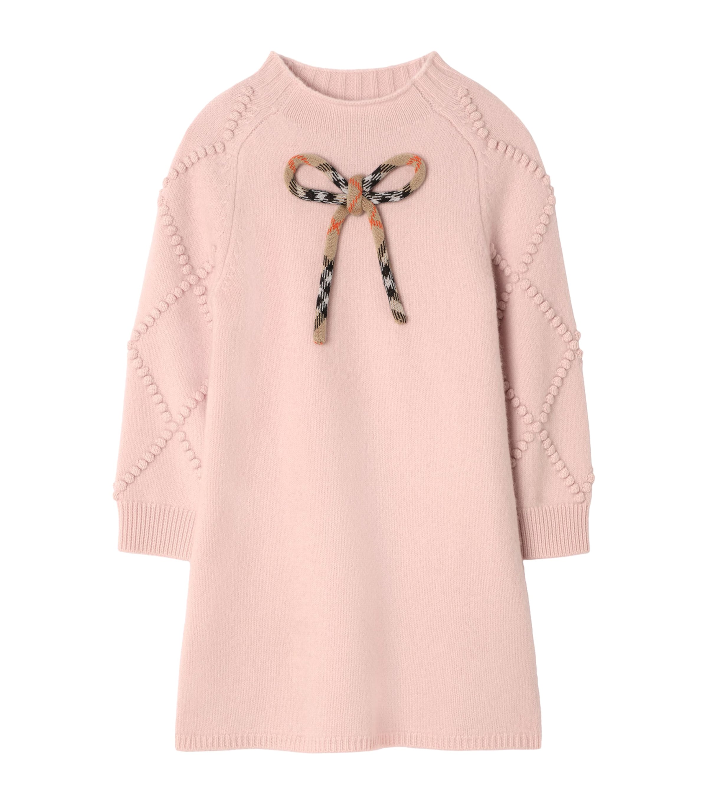 Burberry Kids Wool-Cashmere Sweater Dress (4-12 Years) Bouquet Pink