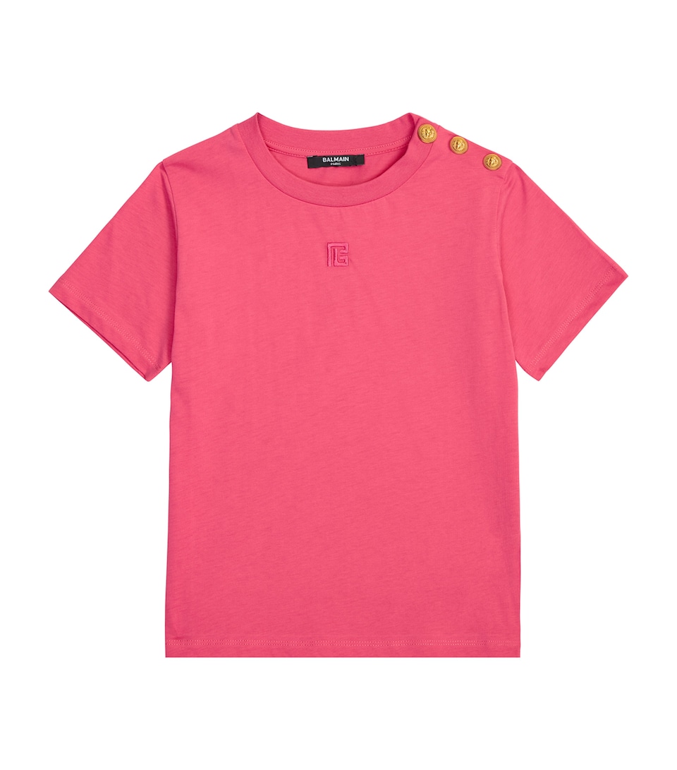 Shoulder Button T-Shirt (4-14 Years)
