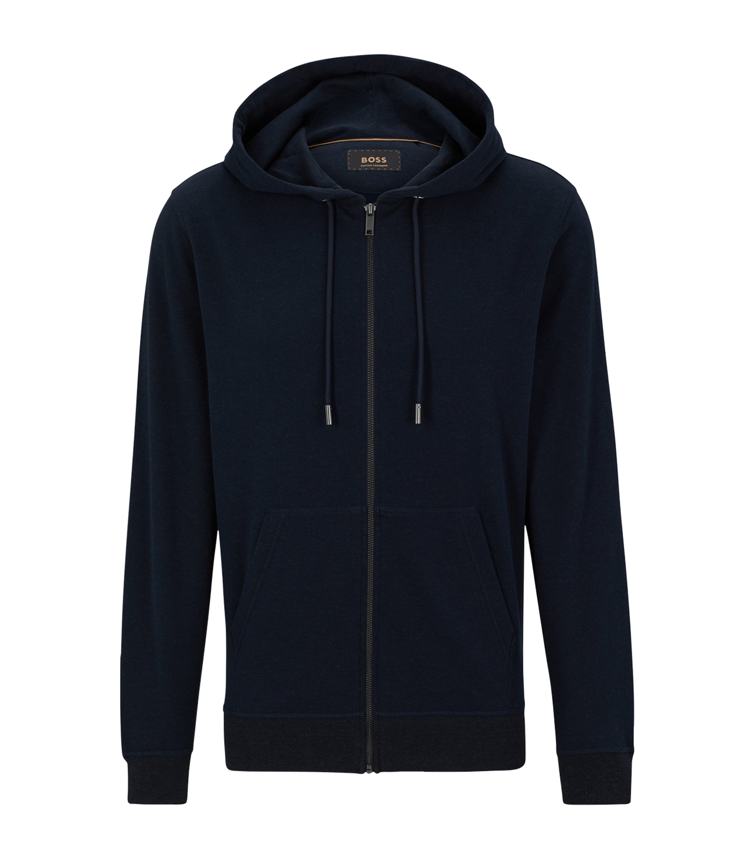 BOSS Mens Cotton-Cashmere Hoodie