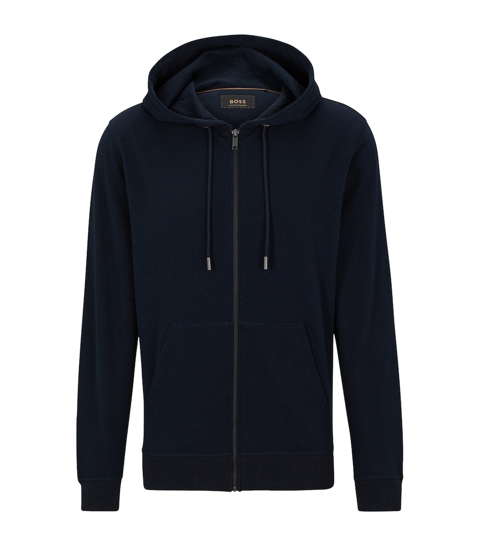 BOSS Mens Cotton-Cashmere Hoodie