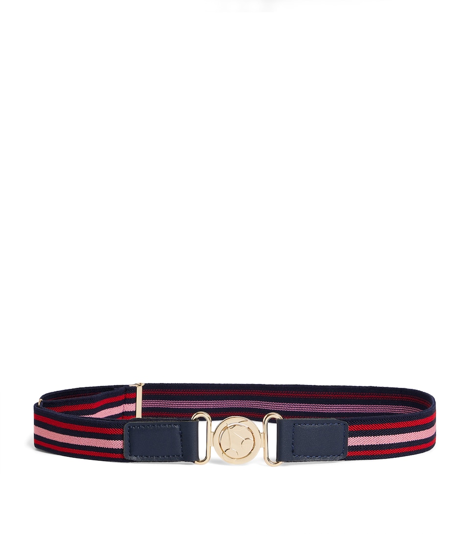 Bonpoint Stripe Belt Marine