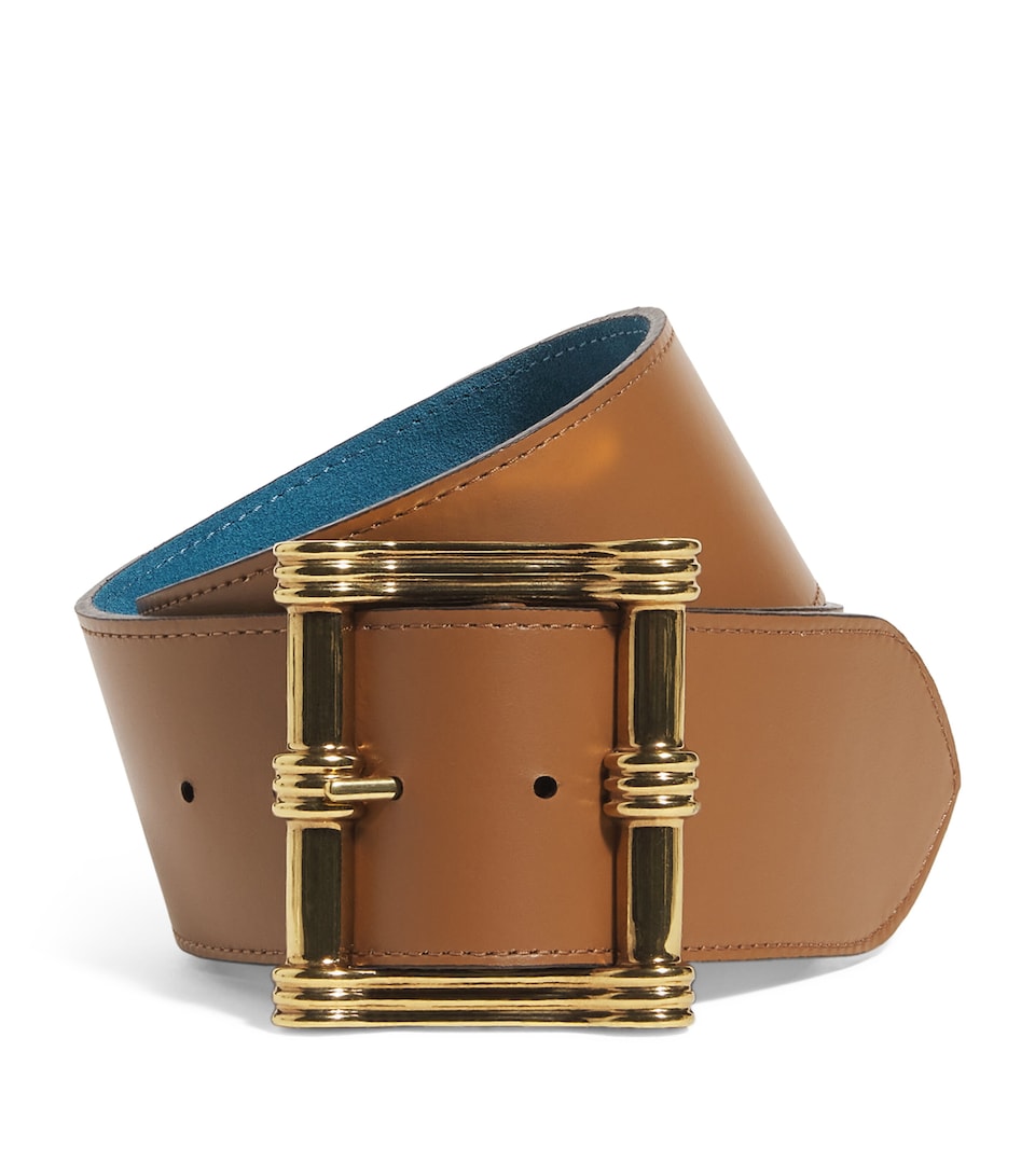 Leather Wide Belt