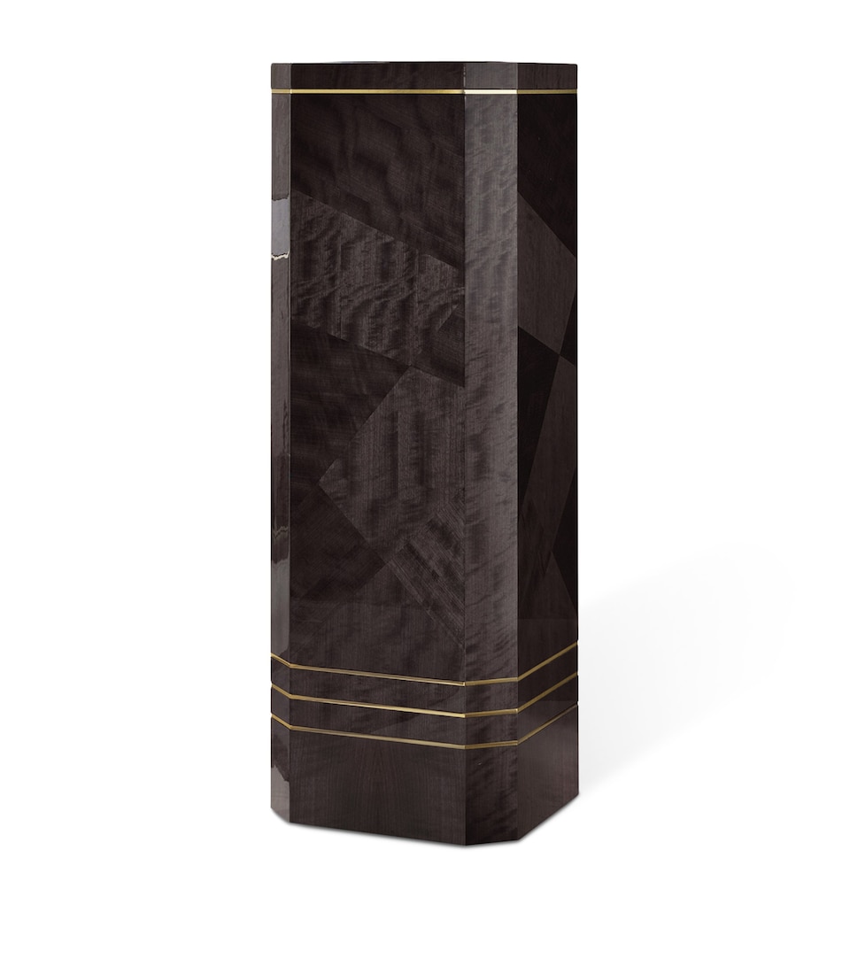 Giorgio Collection Infinity Column Mahogany And Gold