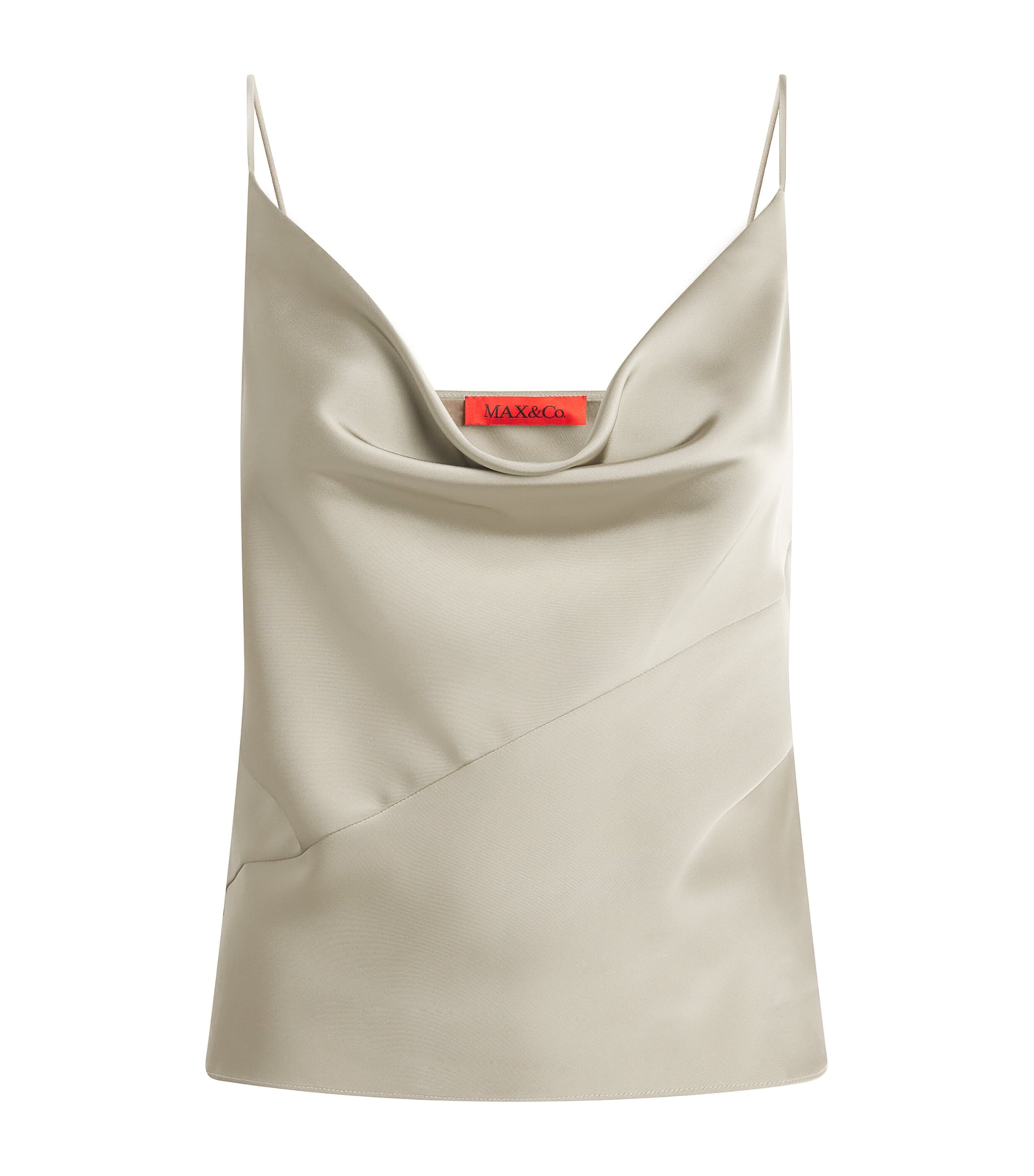 Satin Cowl-Neck Camisole