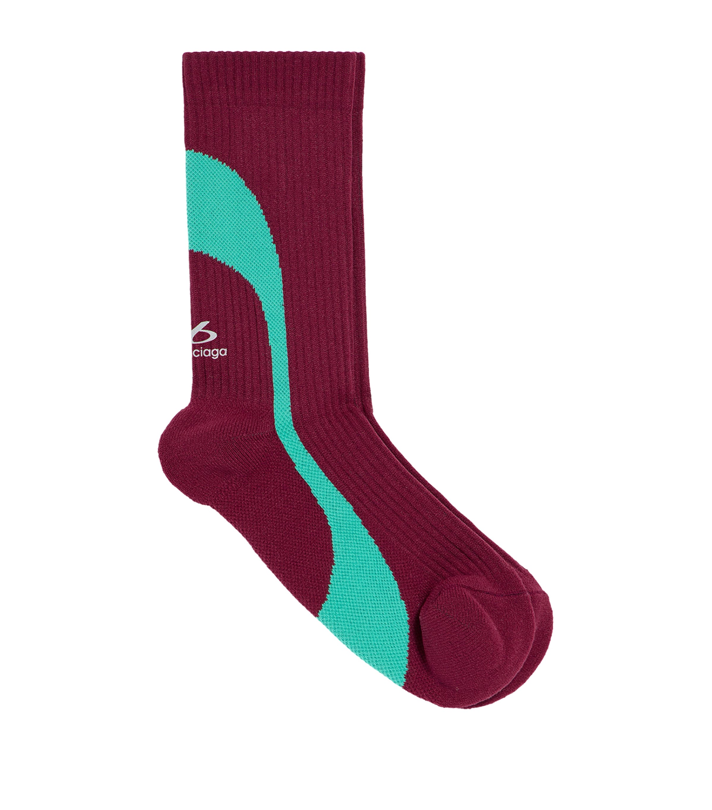 Balenciaga Mens Wave Print Socks