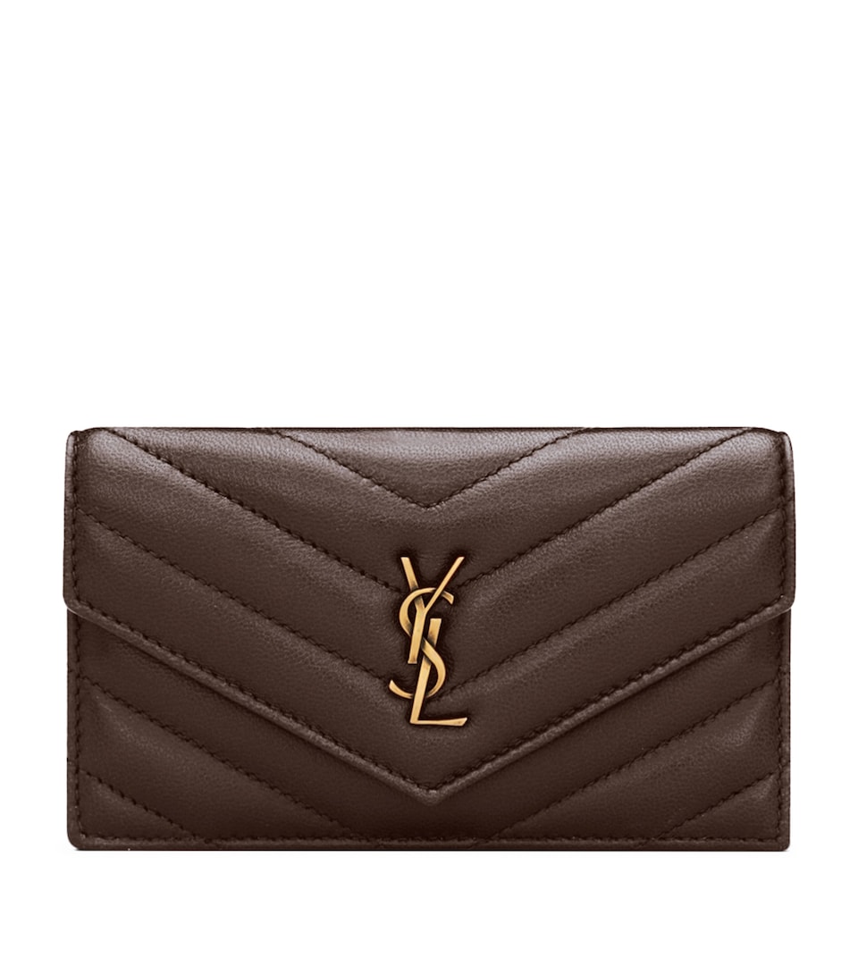 Saint Laurent Cassandre Fragments Flap Card Holder