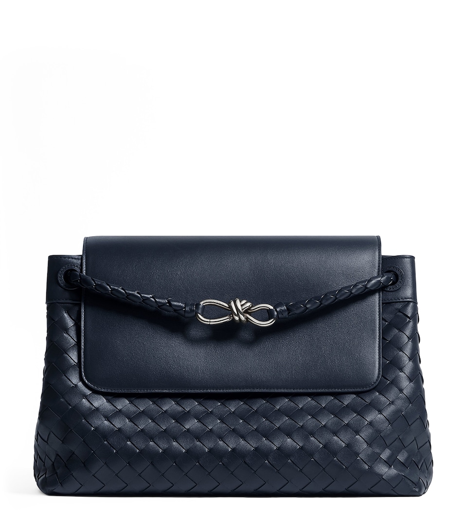 Bottega Veneta Leather Andiamo Messenger Bag