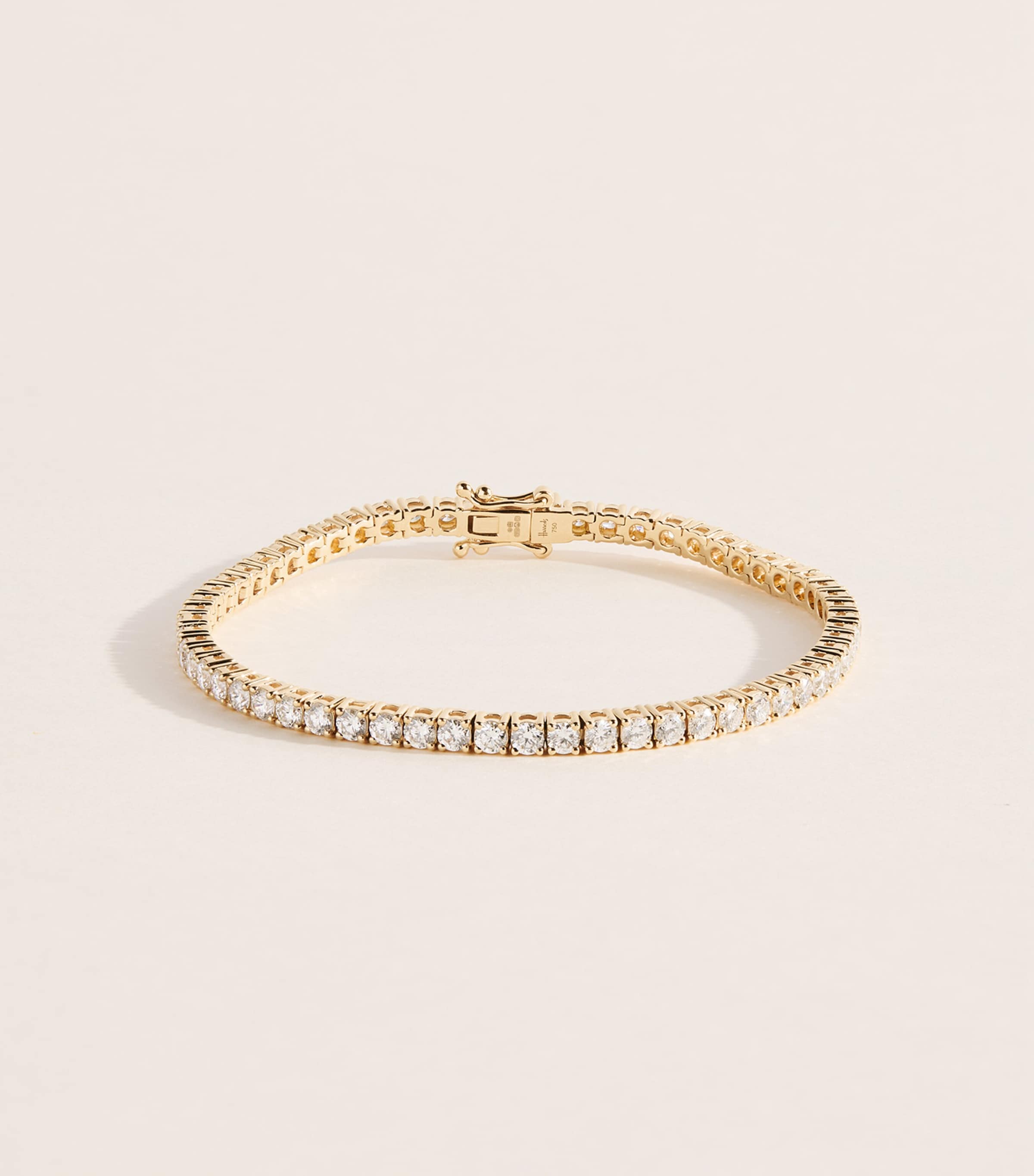 Harrods Yellow Gold and Diamond Tennis Bracelet (4.00ct) Yellow Gold