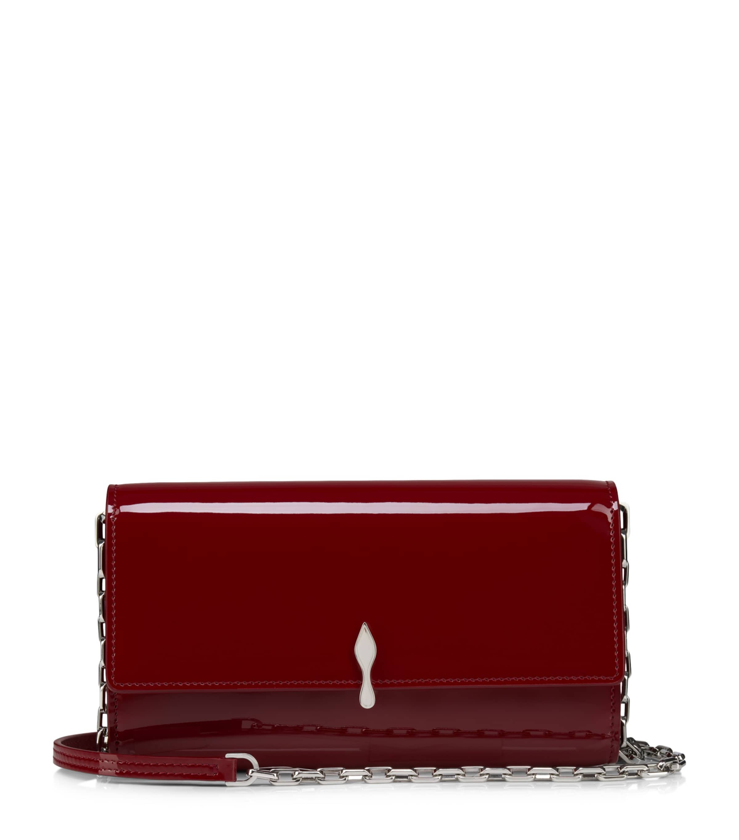 Christian Louboutin Bettina Soft Patent Wallet On Chain