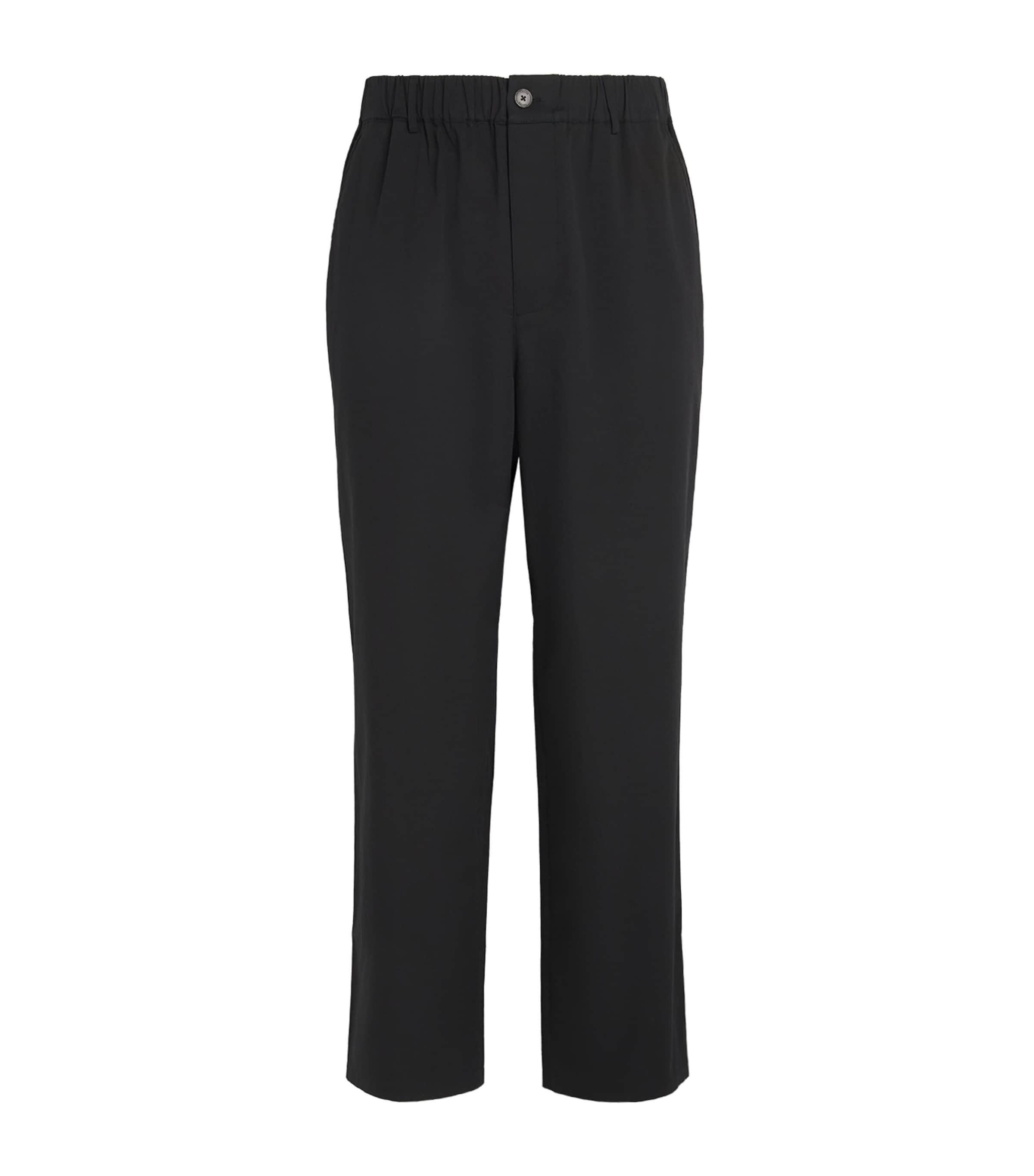 Cotton Straight Trousers