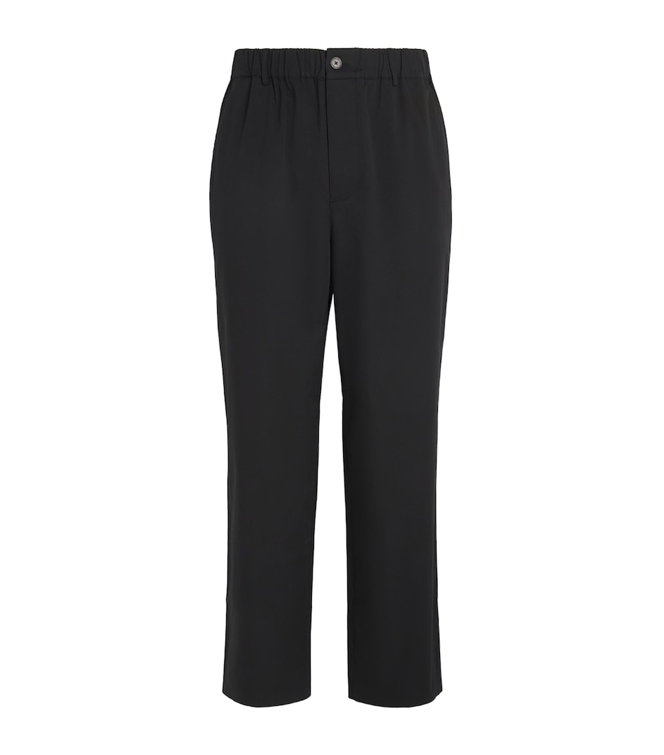 Cotton Straight Trousers