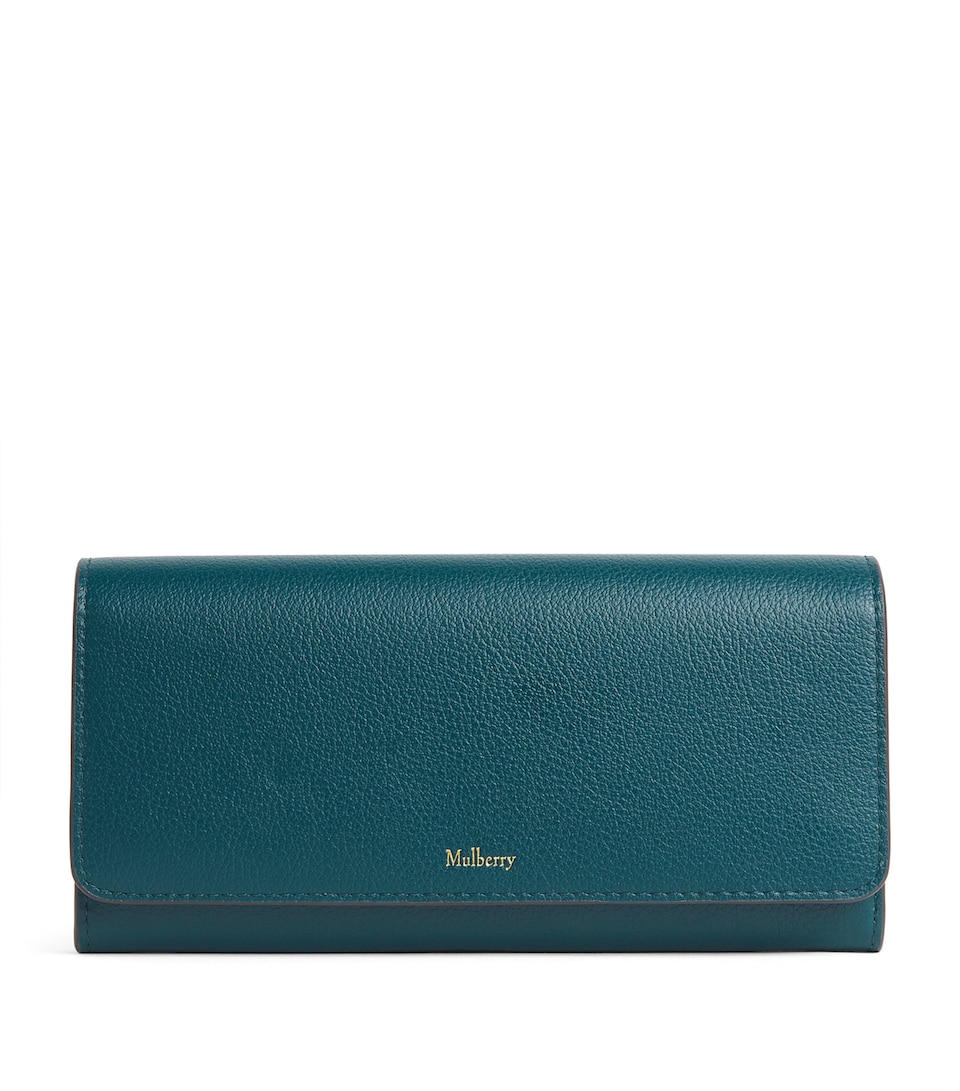 Mulberry Leather Continental Wallet Out Of The Blue