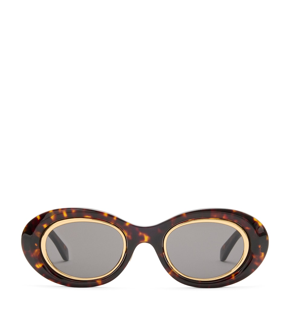 Mini Anagram Oval Sunglasses