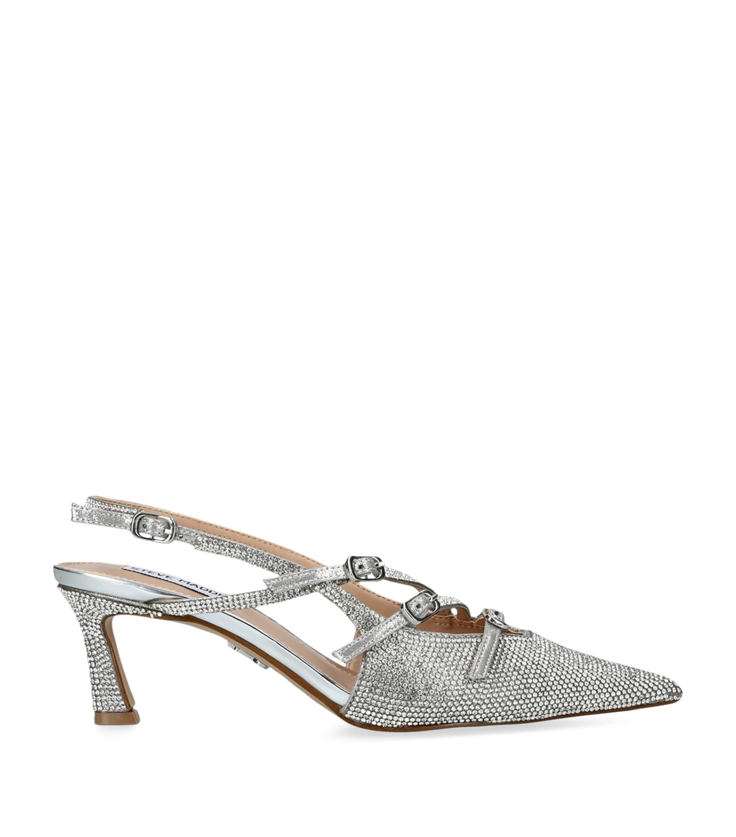 Steve Madden Crystal-Embellished Liana Slingback Pumps 60