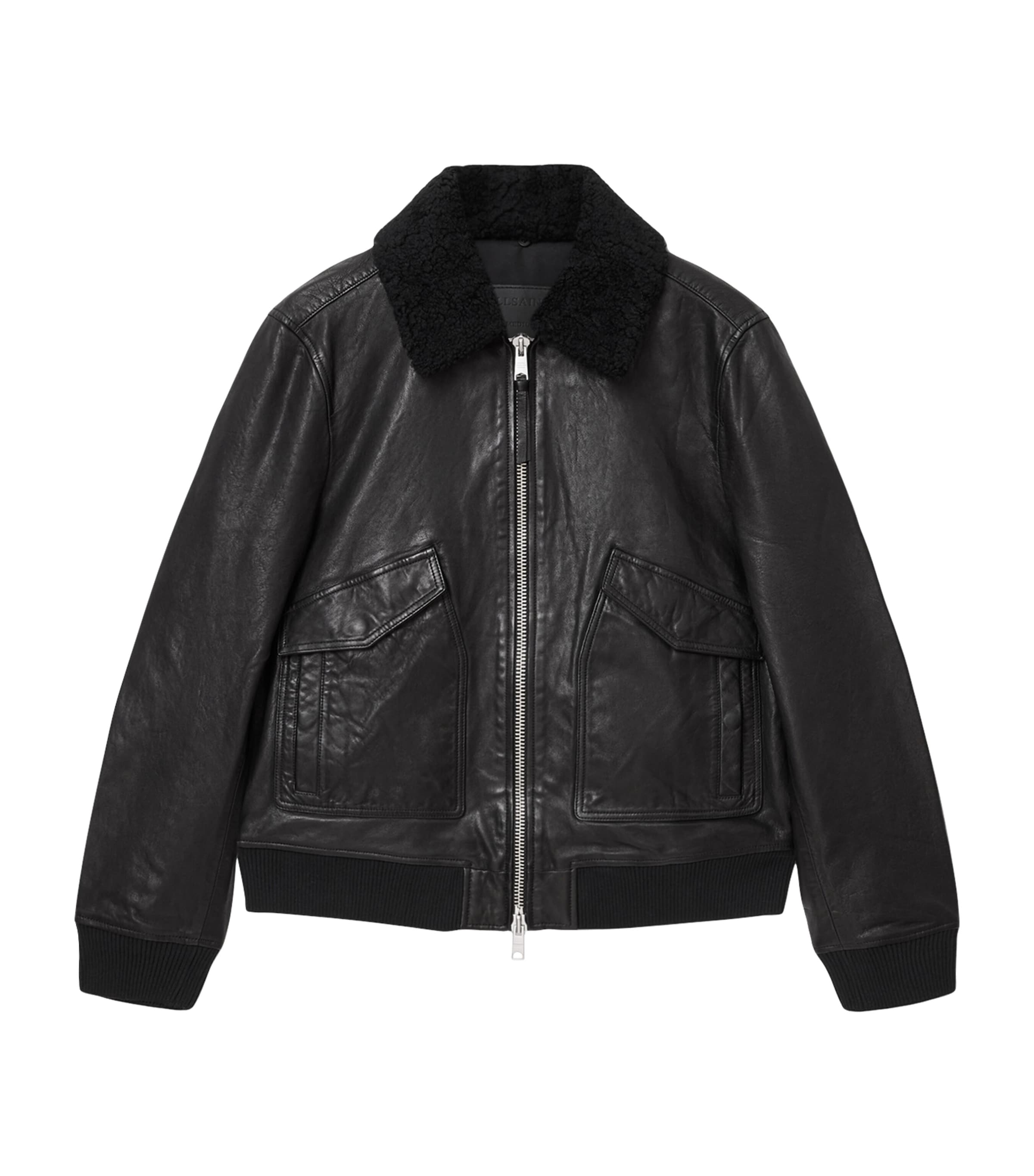 Leather Vaucluse Bomber Jacket