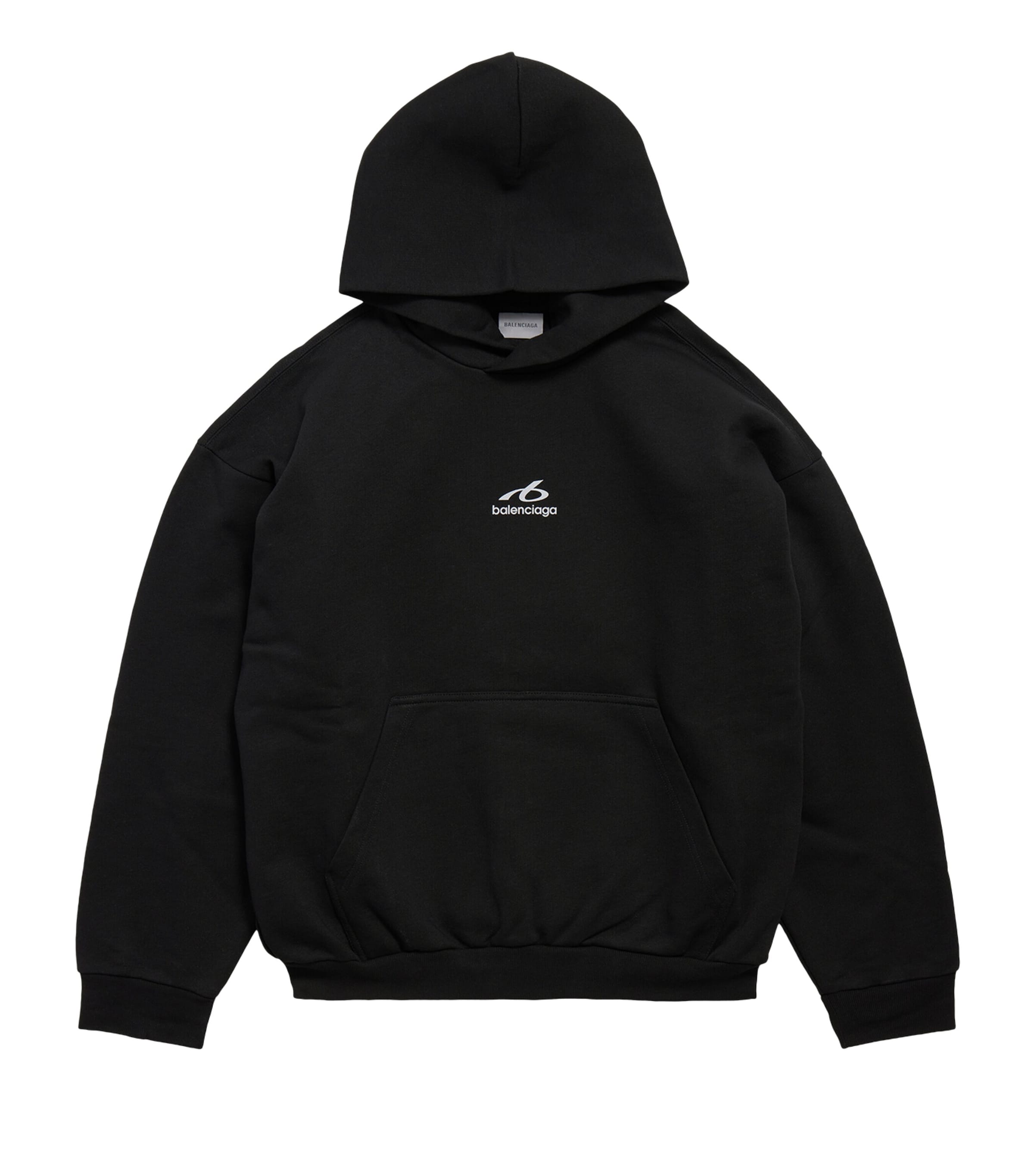 Balenciaga Mens Cotton Bodies Logo Hoodie