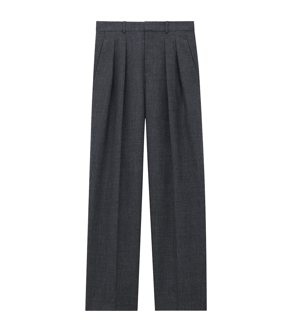 Wool Chiné Trousers