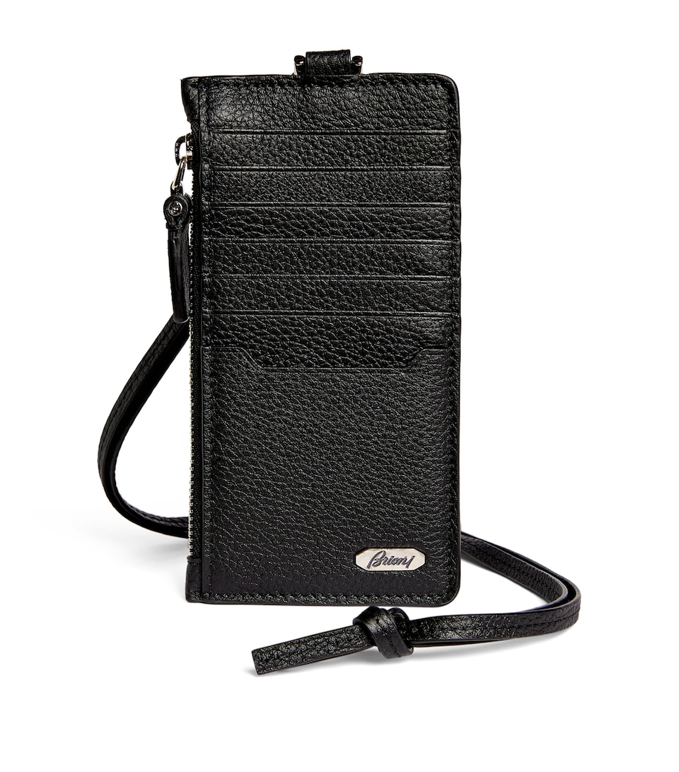 Brioni Leather Card Holder