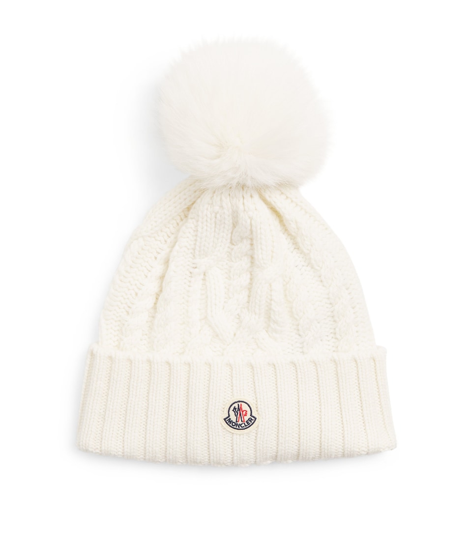 Virgin Wool-Cashmere Pom-Pom Beanie