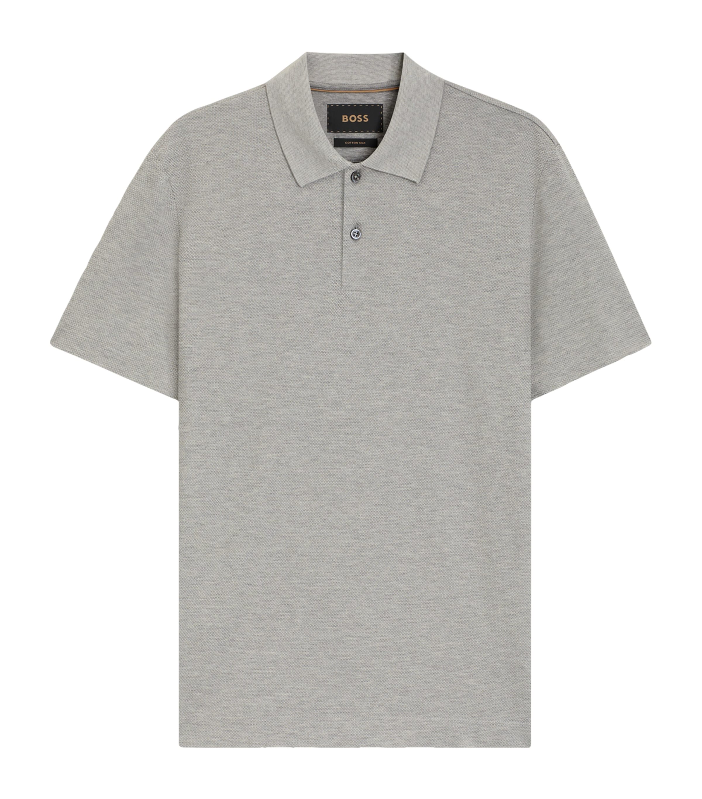 Cotton-Silk Polo Shirt