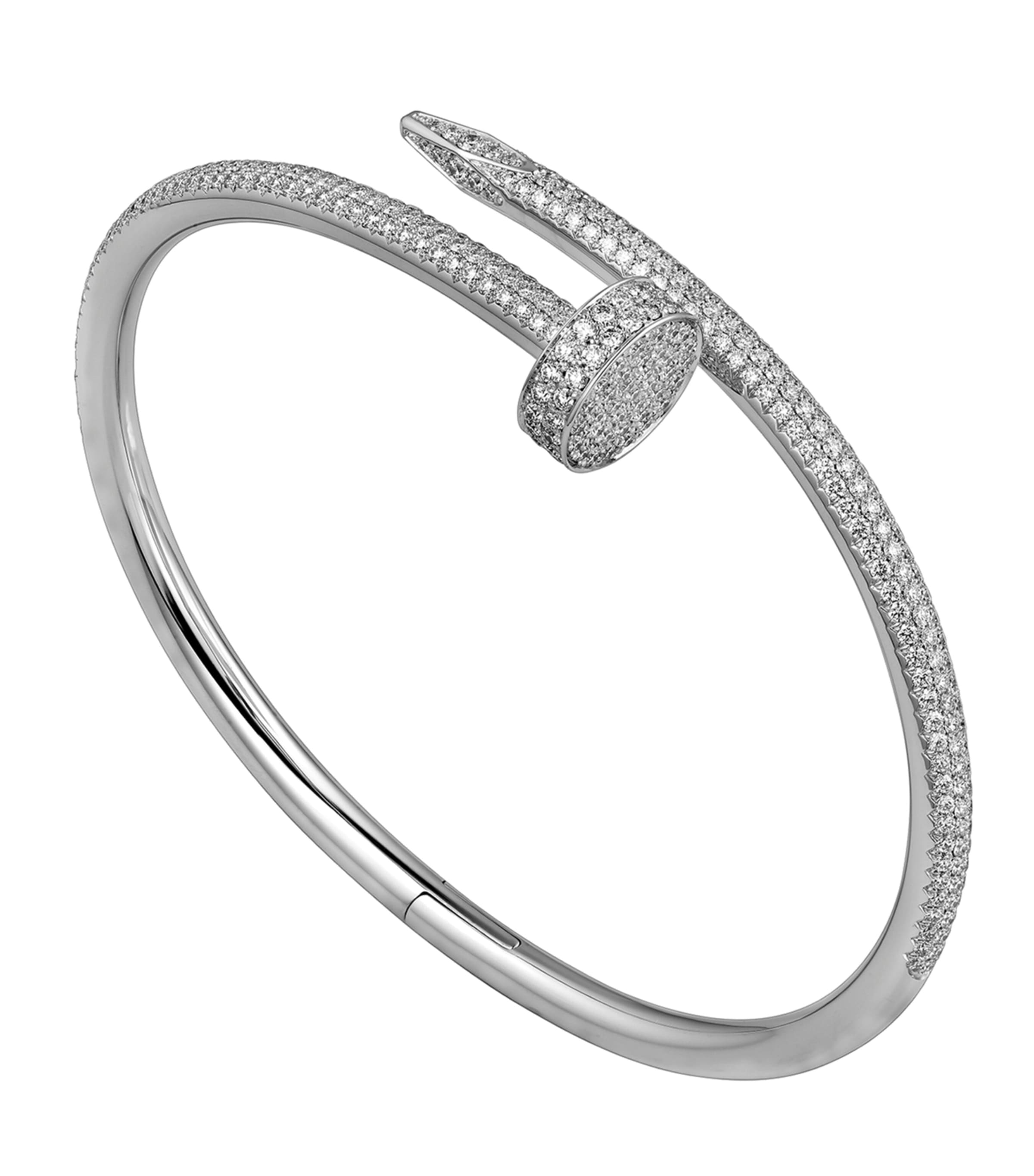 Cartier White Gold and Diamond Juste un Clou Bracelet White Gold