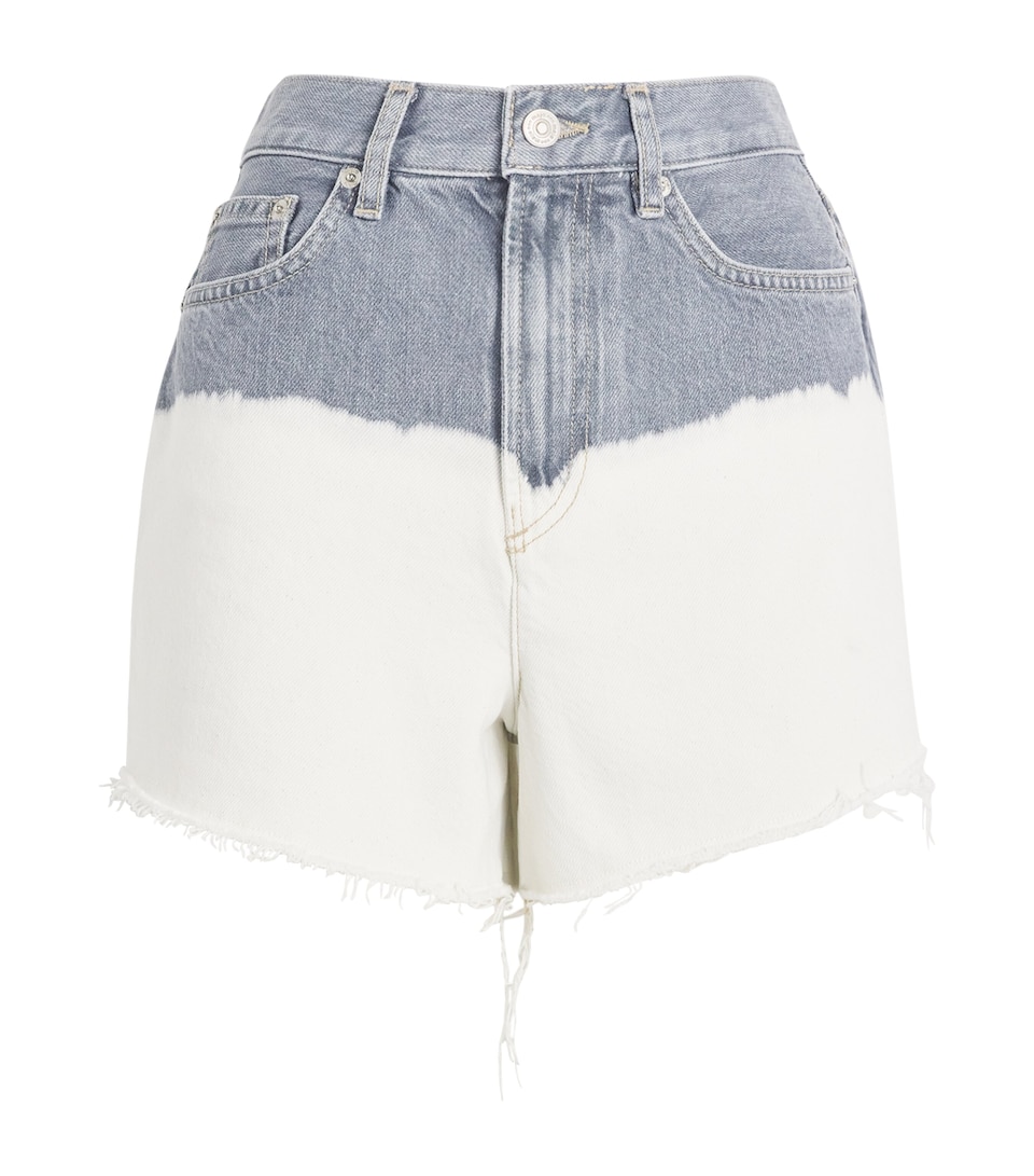 Tie-Dye Denim Shorts