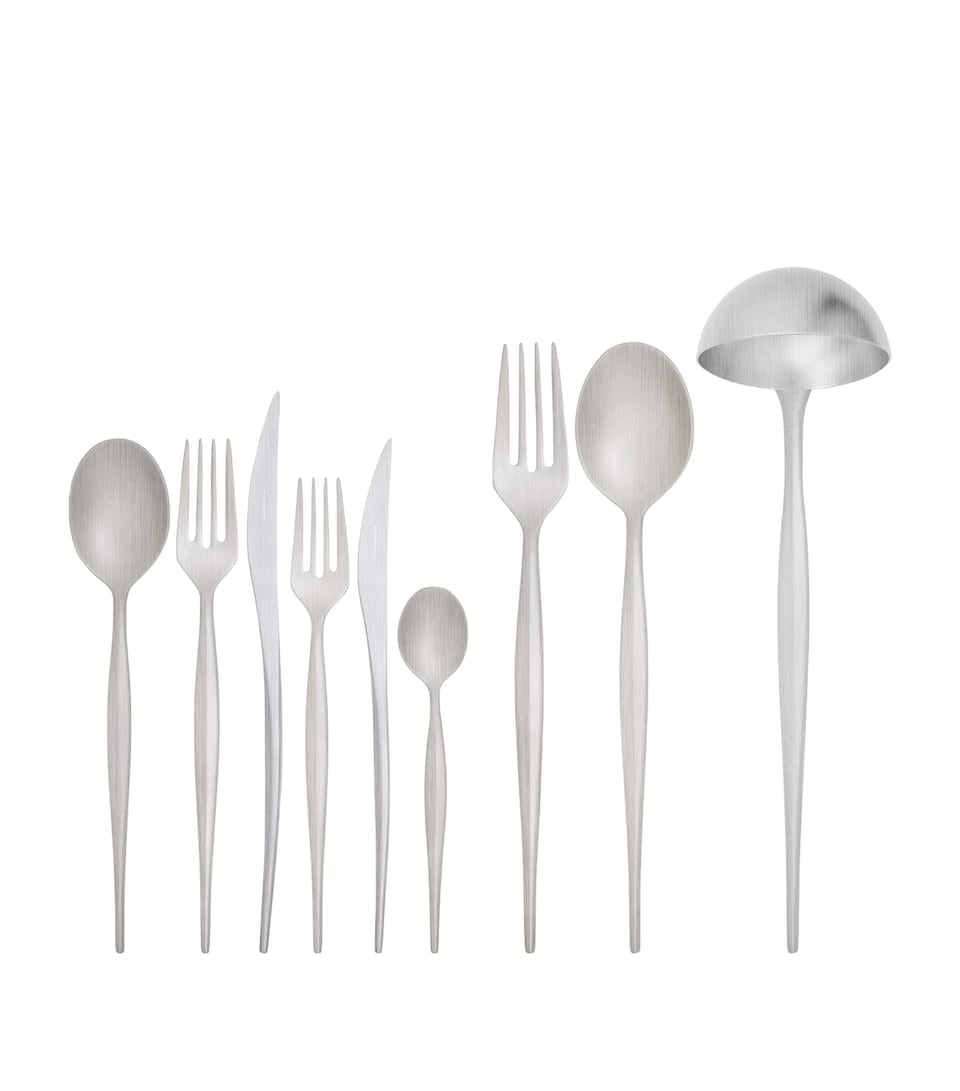 Satin Stainless Steel Natura 75-Piece Cutlery Set