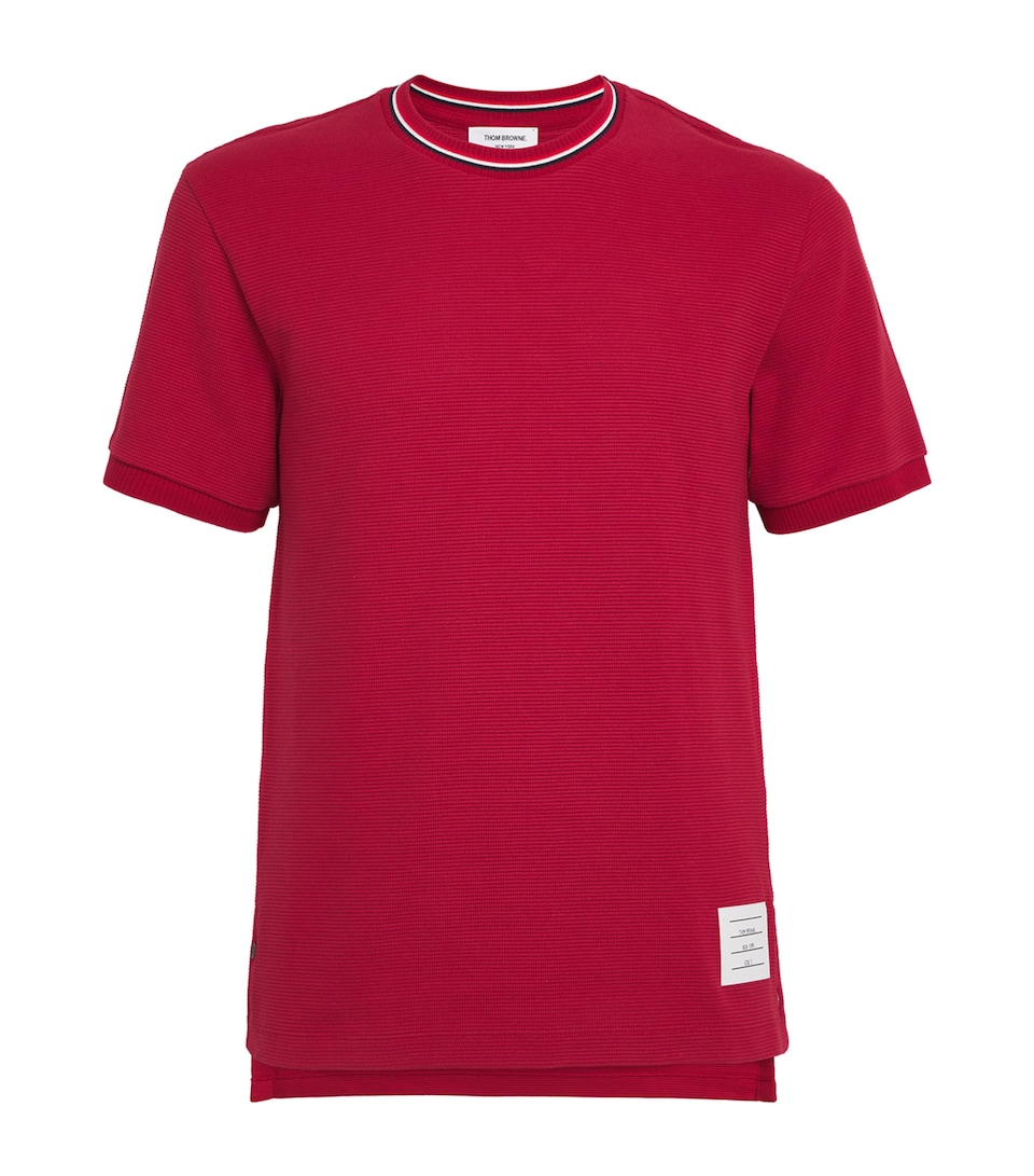 Cotton Rib-Cuff T-Shirt