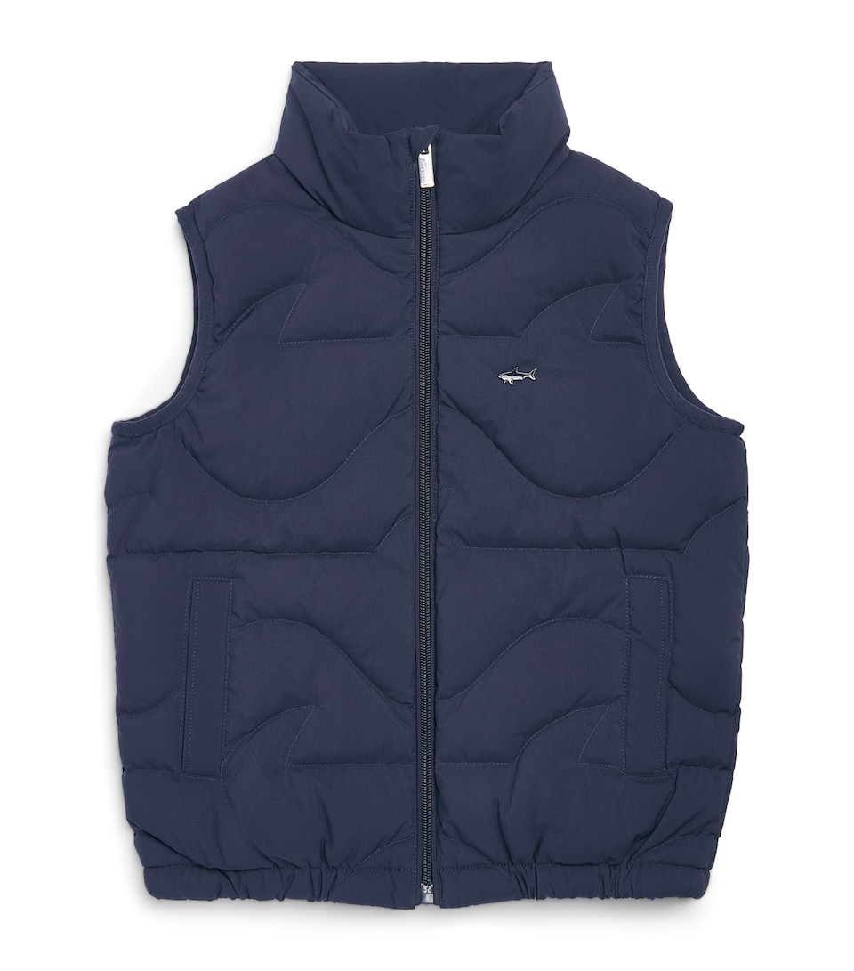 Paul & Shark Padded Gilet (4-16 Years) Blu Shark